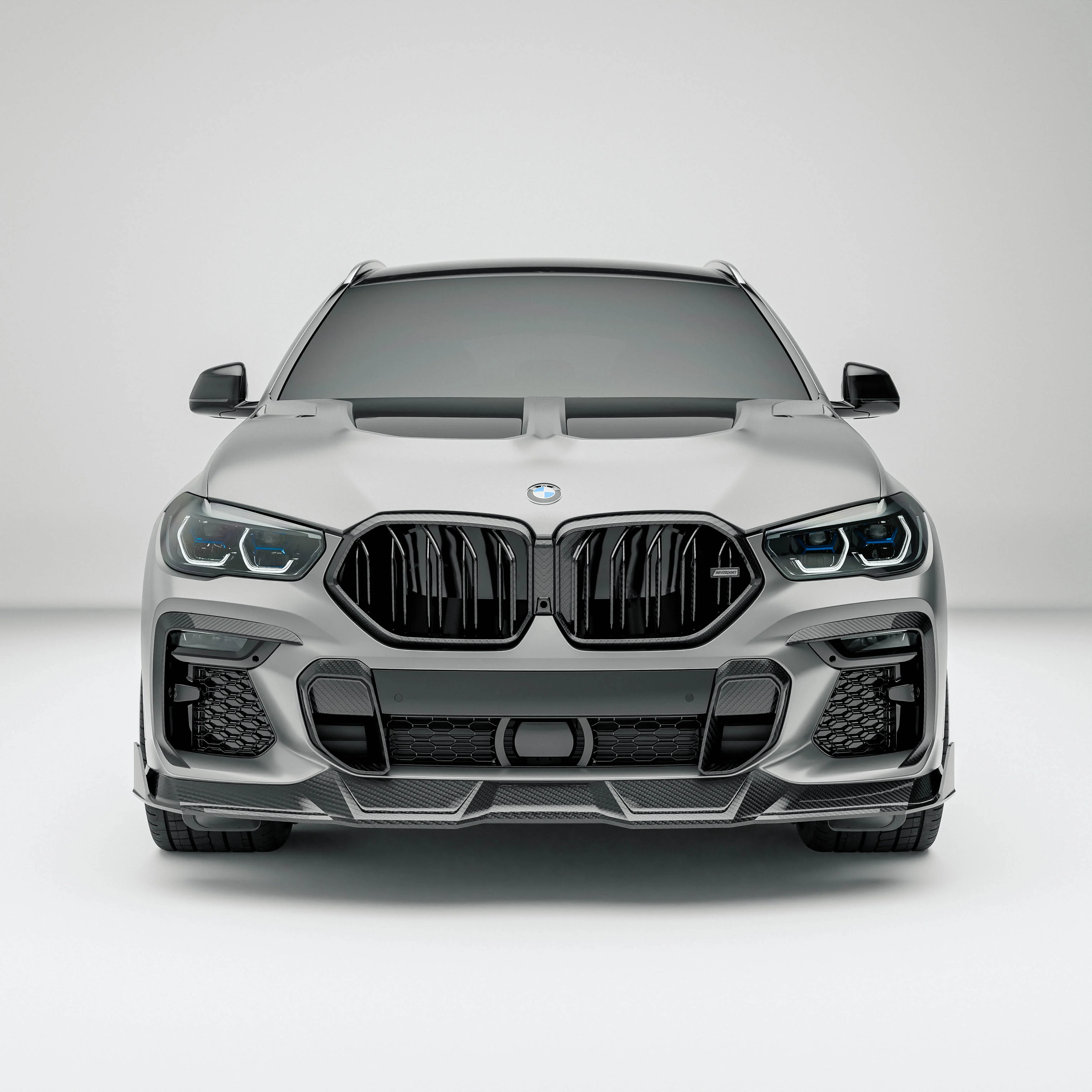 Карбонові повітрозабірники переднього бампера для BMW X6 G06 M Sport thumbnail 2
