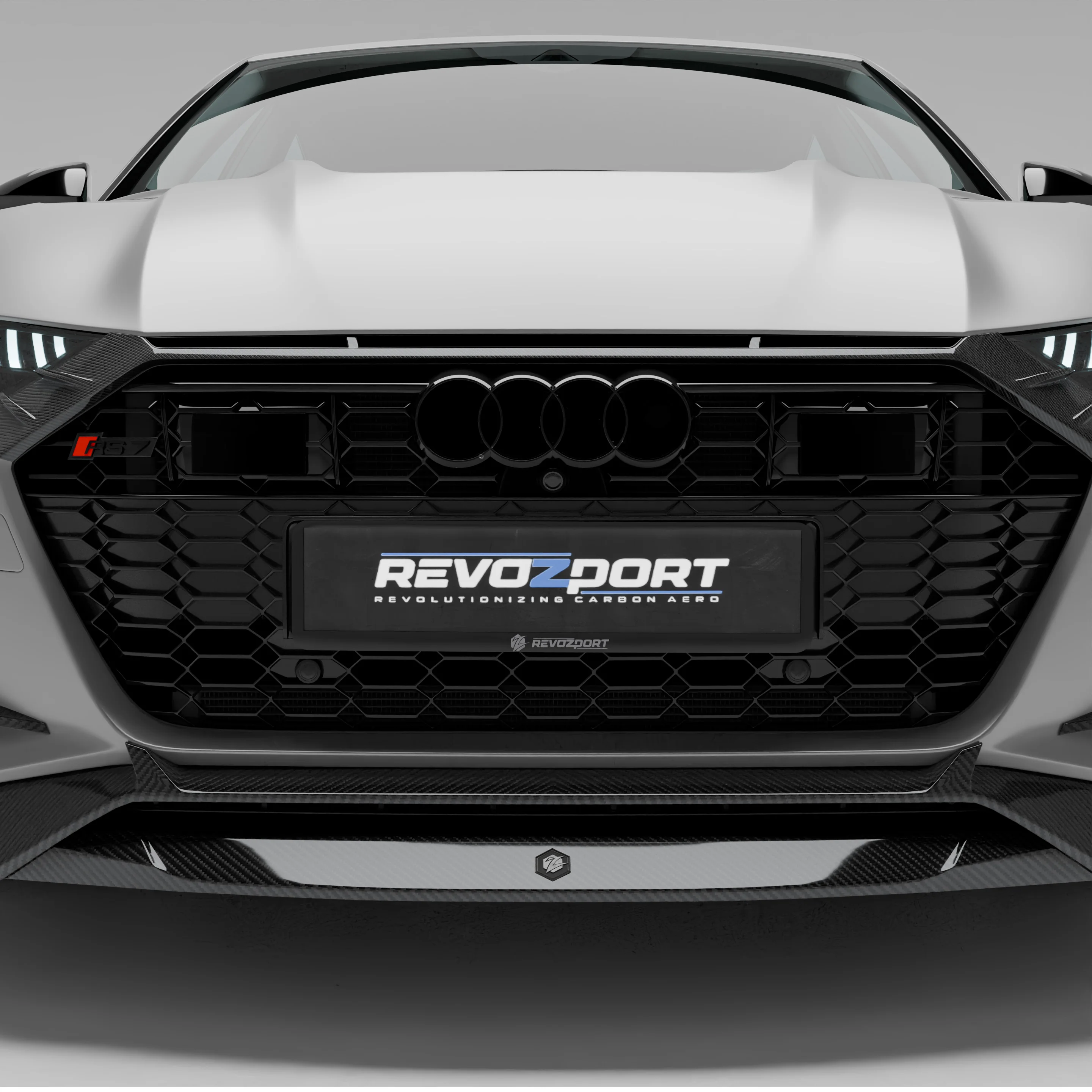 Карбонова накладка передньої решітки для Audi RS6 RS7 C8 thumbnail 3