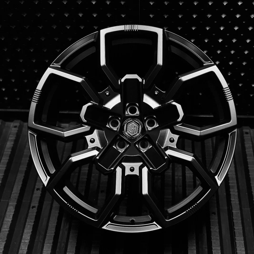22" WX5 - 5x120 - ET35 - Satin Black - Front (L663) thumbnail 3