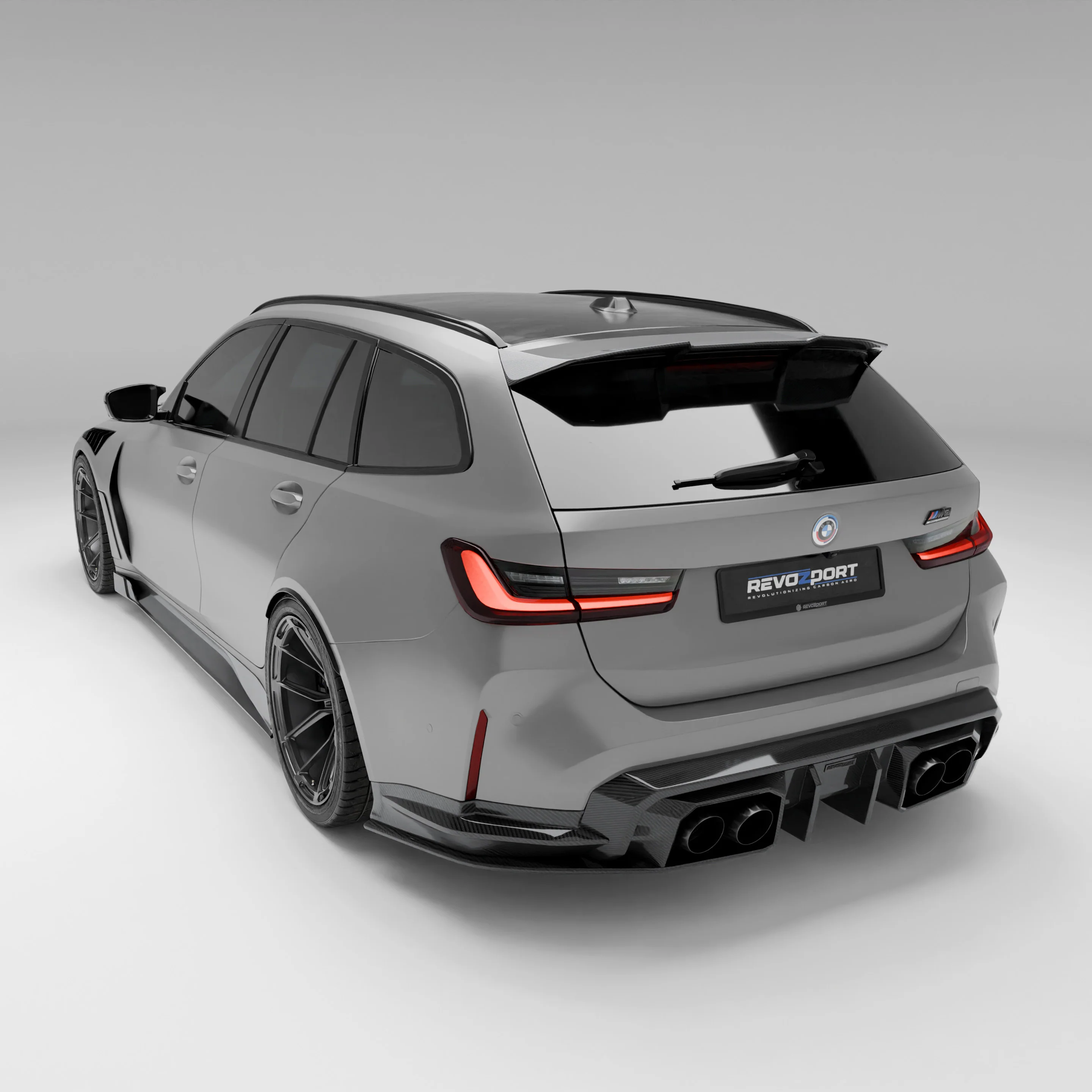 Карбоновий спойлер даху для BMW G81 M3 thumbnail 9