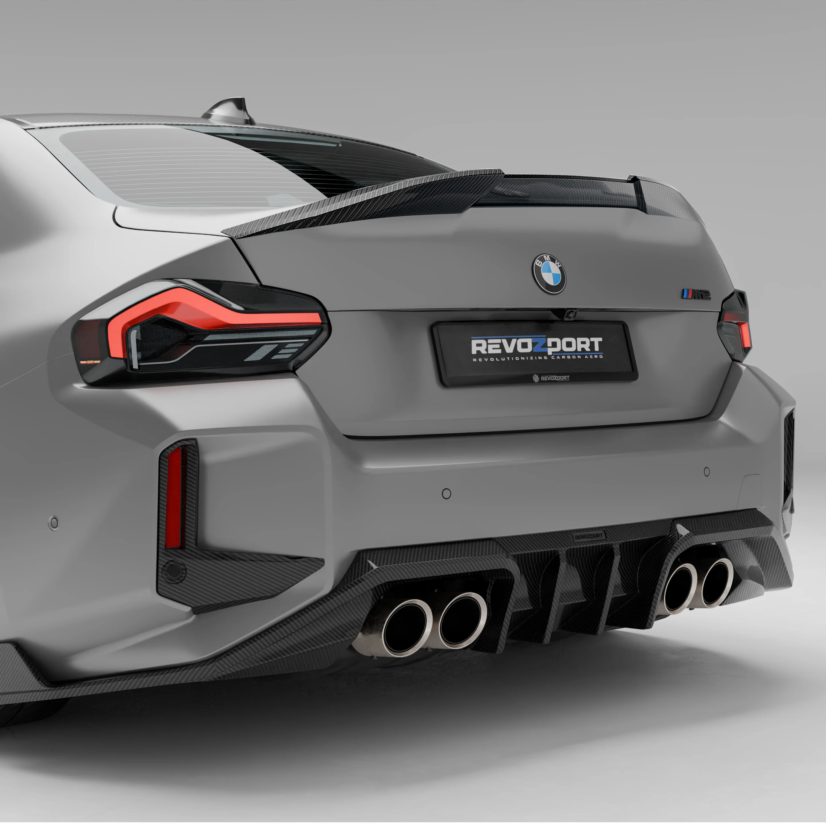 Carbon Fiber Rear Spoiler for BMW G87 M2 thumbnail 9