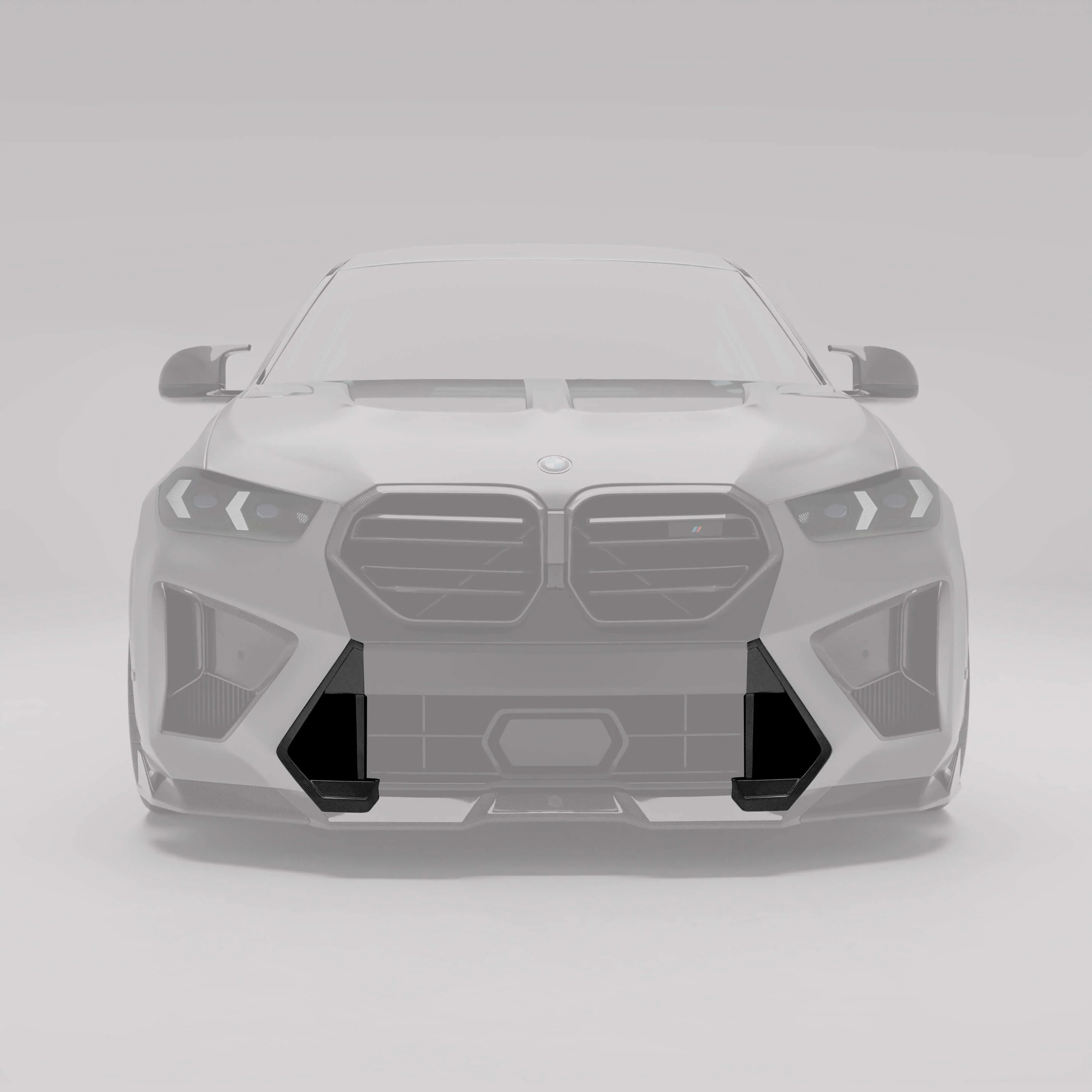 Carbon Fiber Front Bumper Air Intake Vents for BMW X5M X6M F95 LCI - Image 1