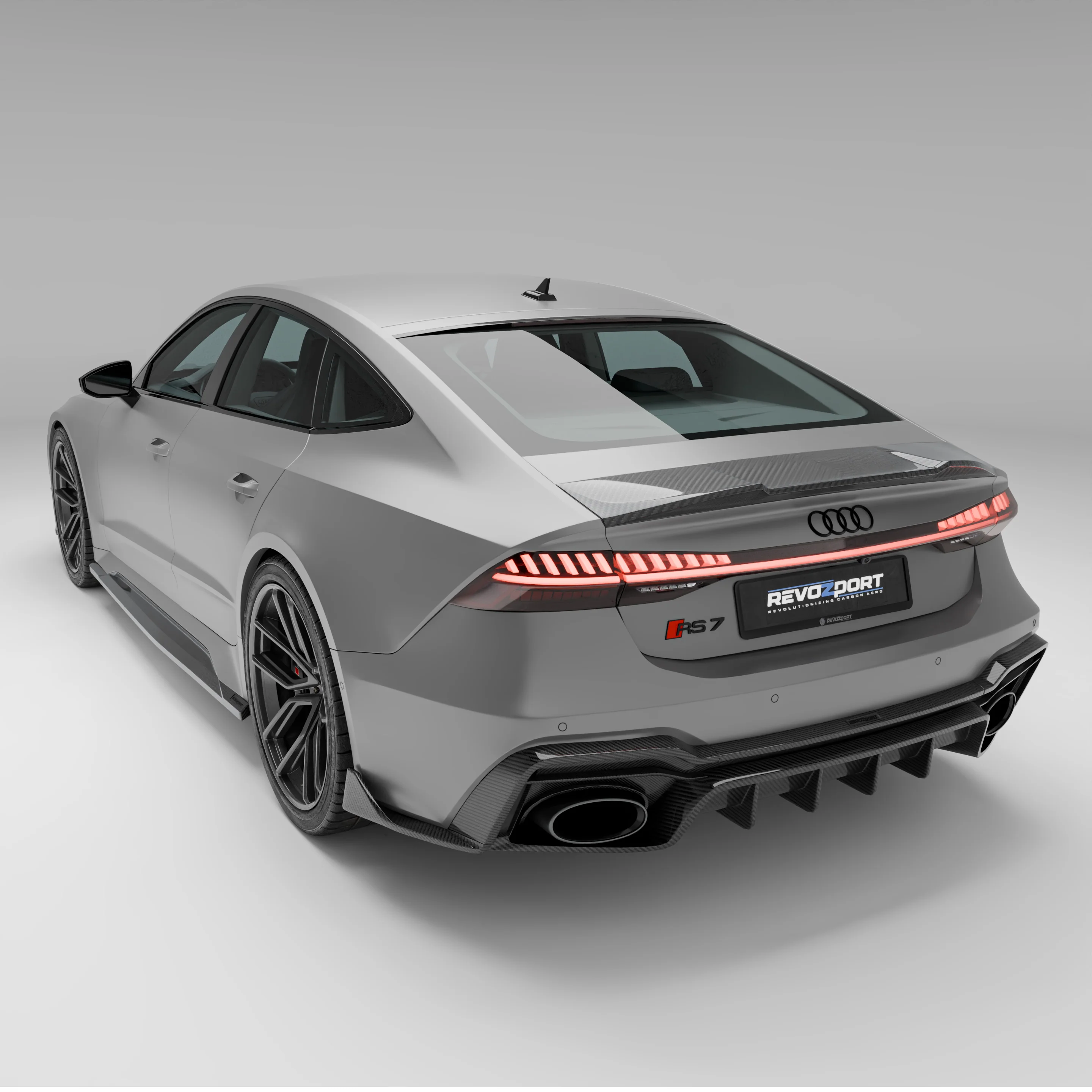 Карбоновий задній спойлер для Audi RS7 C8 thumbnail 9