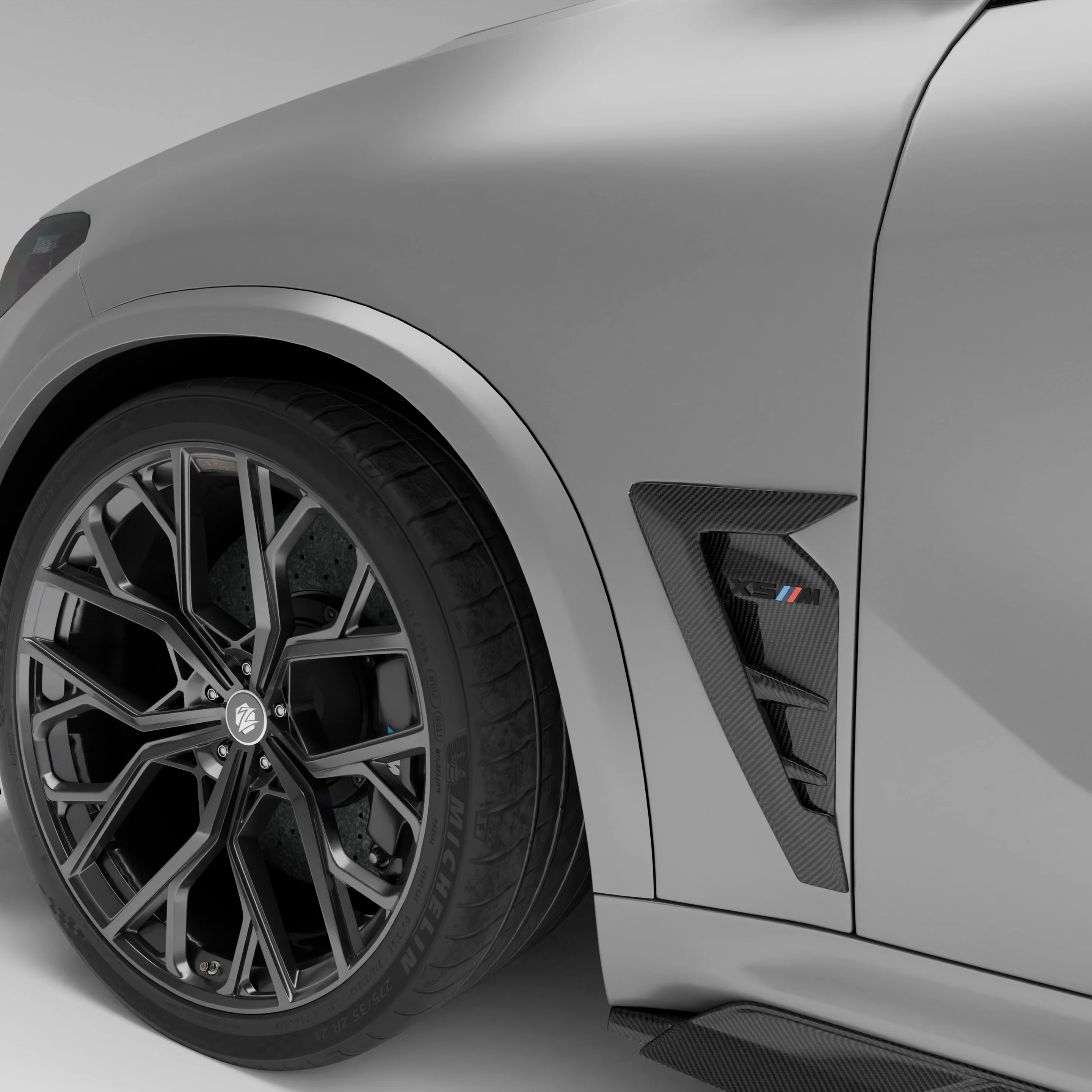Carbon Fiber Side Fender Vents for BMW X5M F95 LCI thumbnail 8