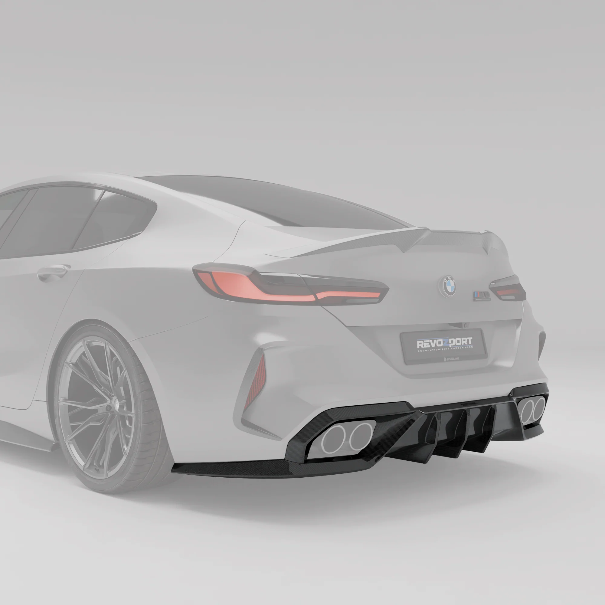 Карбоновий задній дифузор для BMW F93 M8 thumbnail 2