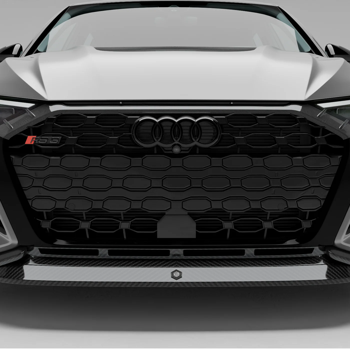 Карбонова передня решітка для Audi RS3 8Y Limousine Sportback thumbnail 3