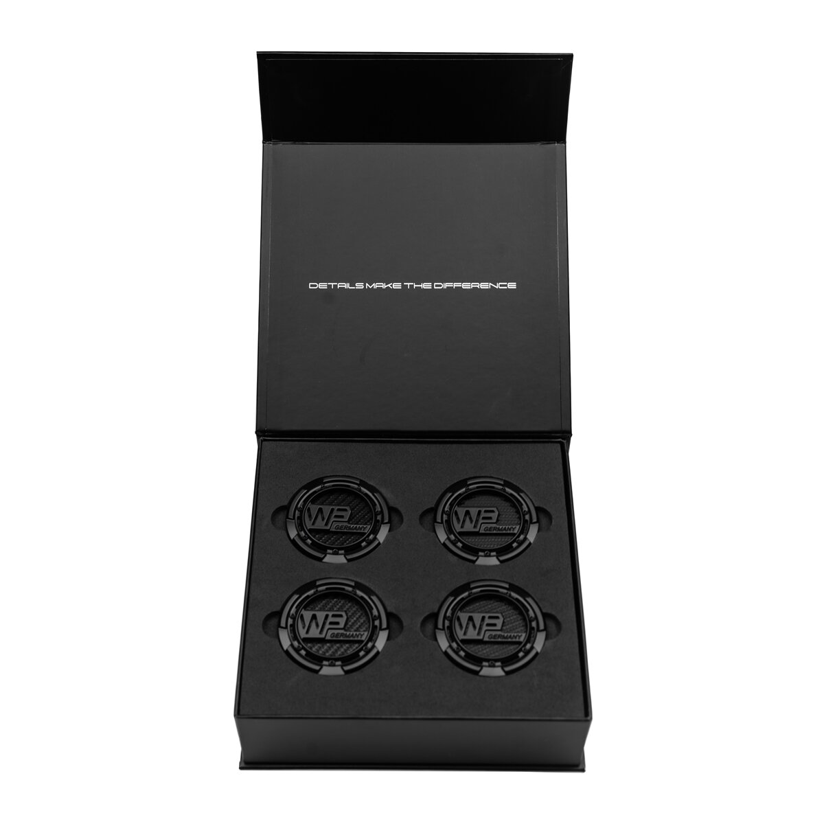 WheelForce Multi-piece Forged V2 Center Cap — DEEP BLACK thumbnail 2