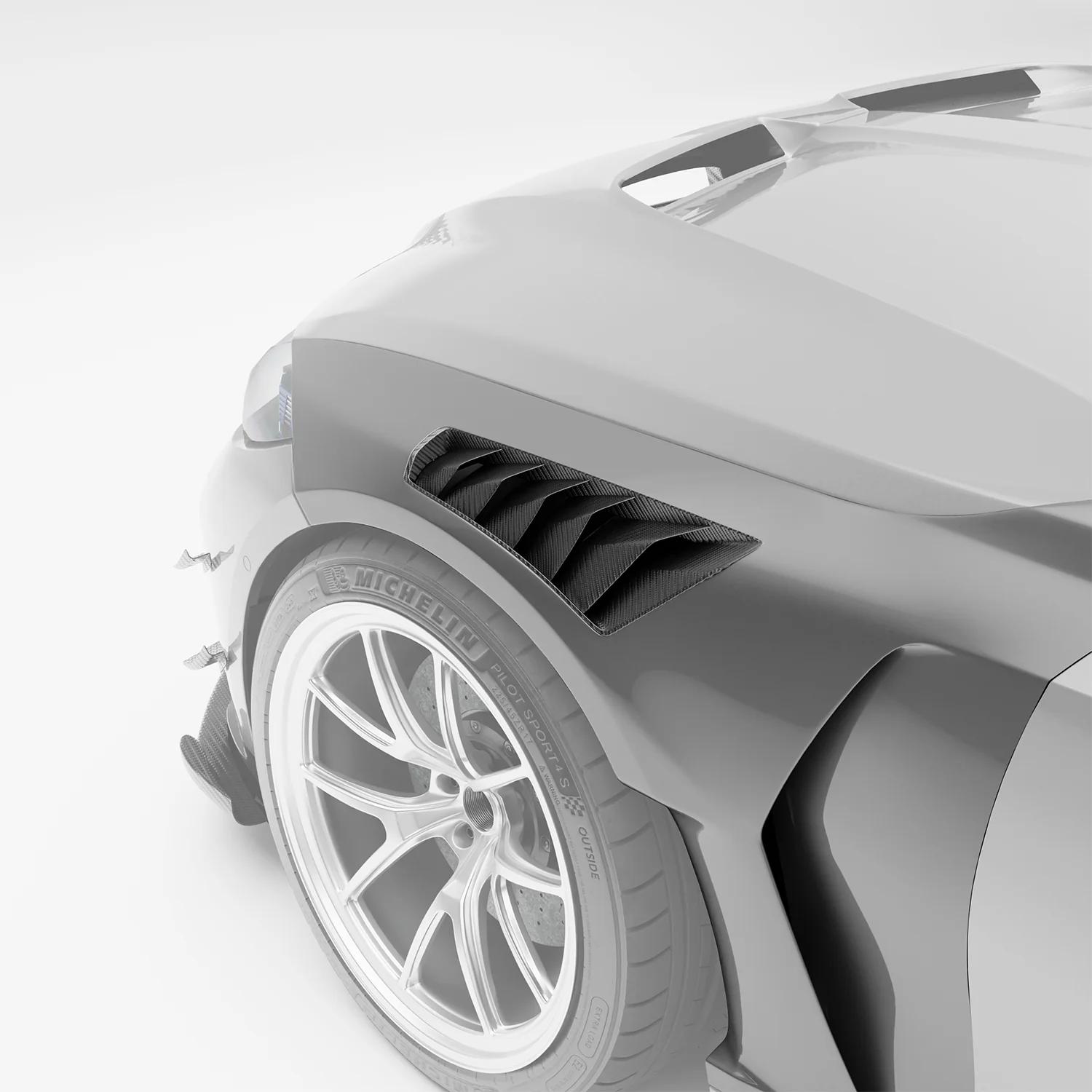 Карбонове крило для BMW G80 G81 M3 thumbnail 2