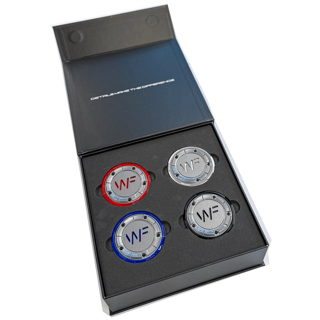 WheelForce Multi-piece Forged V3 Center Cap — GLOSS STEEL