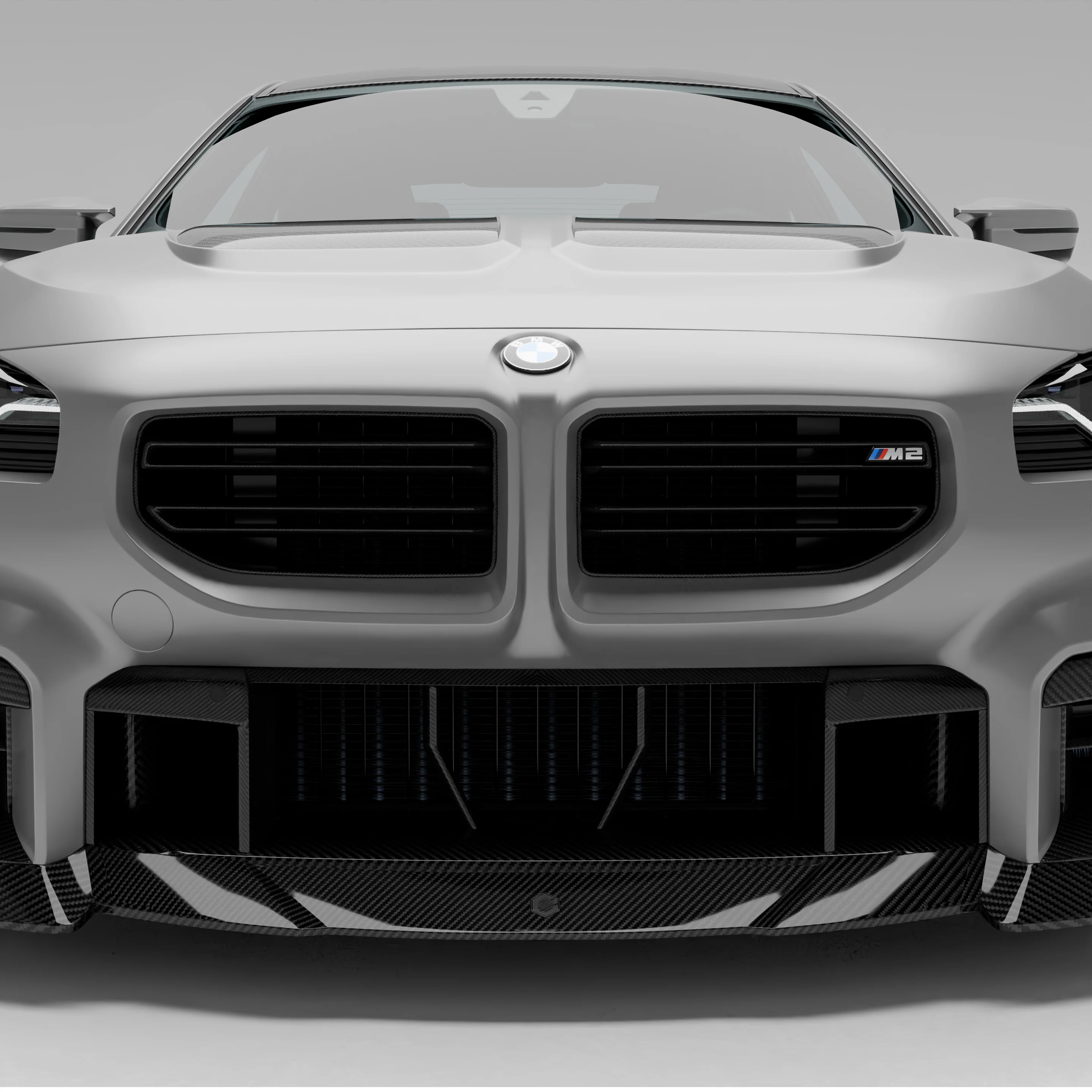 Карбонова передня решітка для BMW G87 M2 thumbnail 2