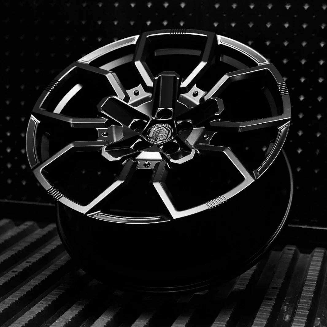 22" WX5 - 5x120 - ET25 - Satin Black - Rear (L663) thumbnail 3