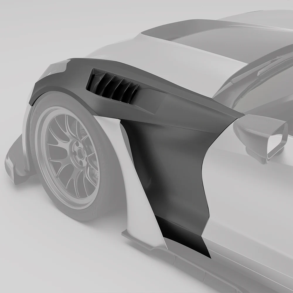 Carbon Fiber Side Fenders for Chevrolet Corvette C7 thumbnail 3