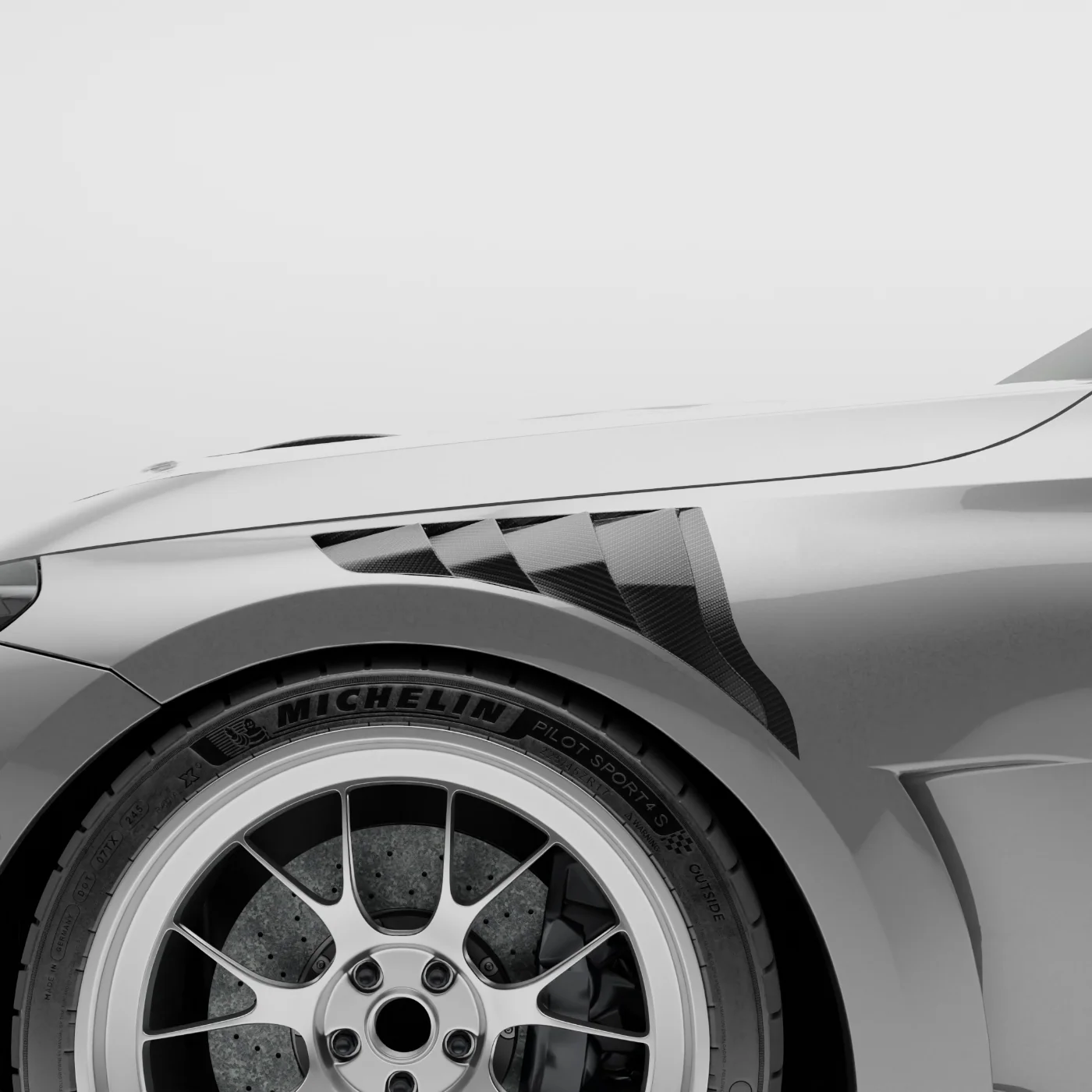 Карбонові крила для BMW G87 M2 thumbnail 9