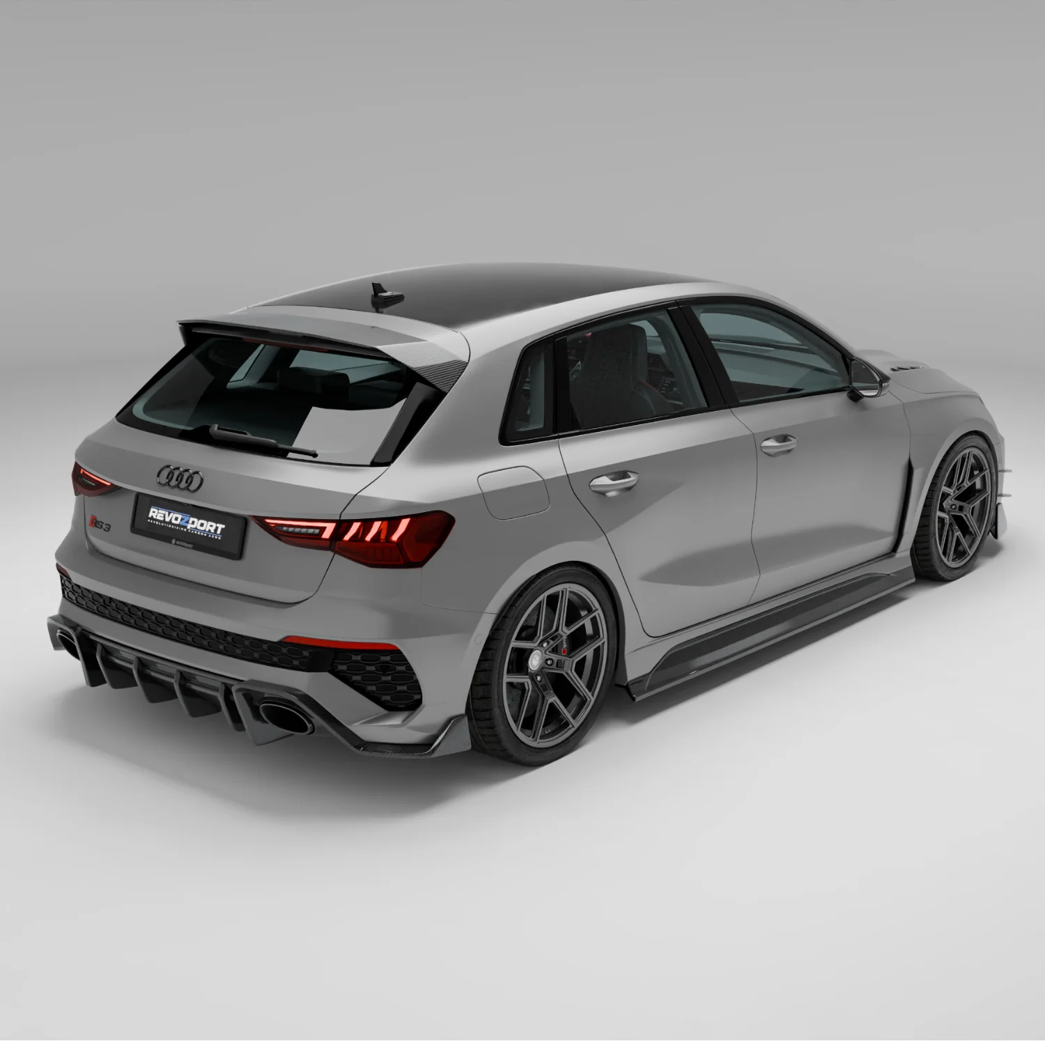 Карбоновий задній спойлер для Audi RS3 8Y Sportback 2021-2023 thumbnail 8