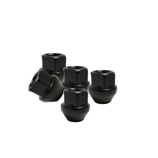 WheelForce Radmuttern/Lug nuts M14x1,5x60° BLACK - Image 1