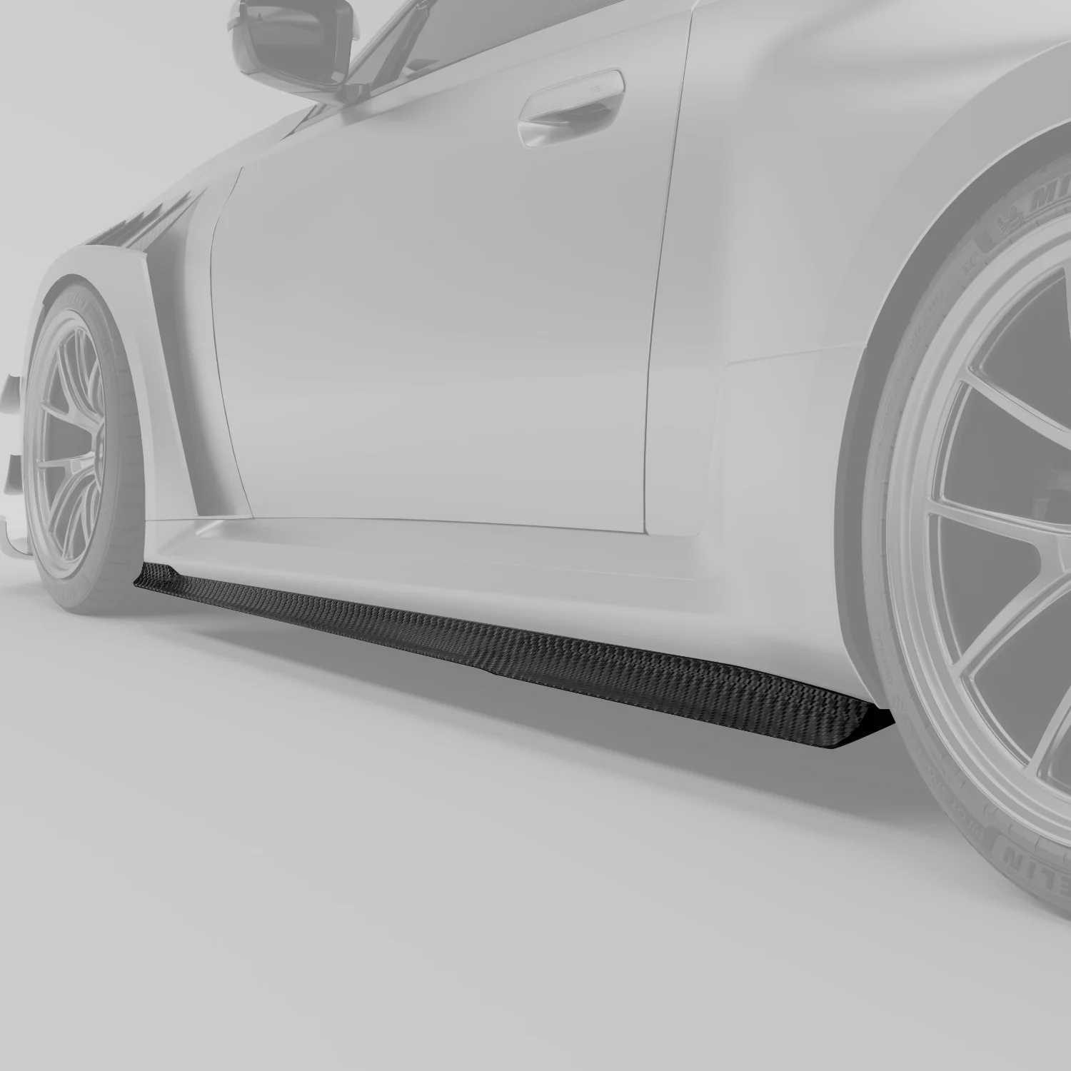 Carbon Fiber Side Skirts for BMW G87 M2 thumbnail 2
