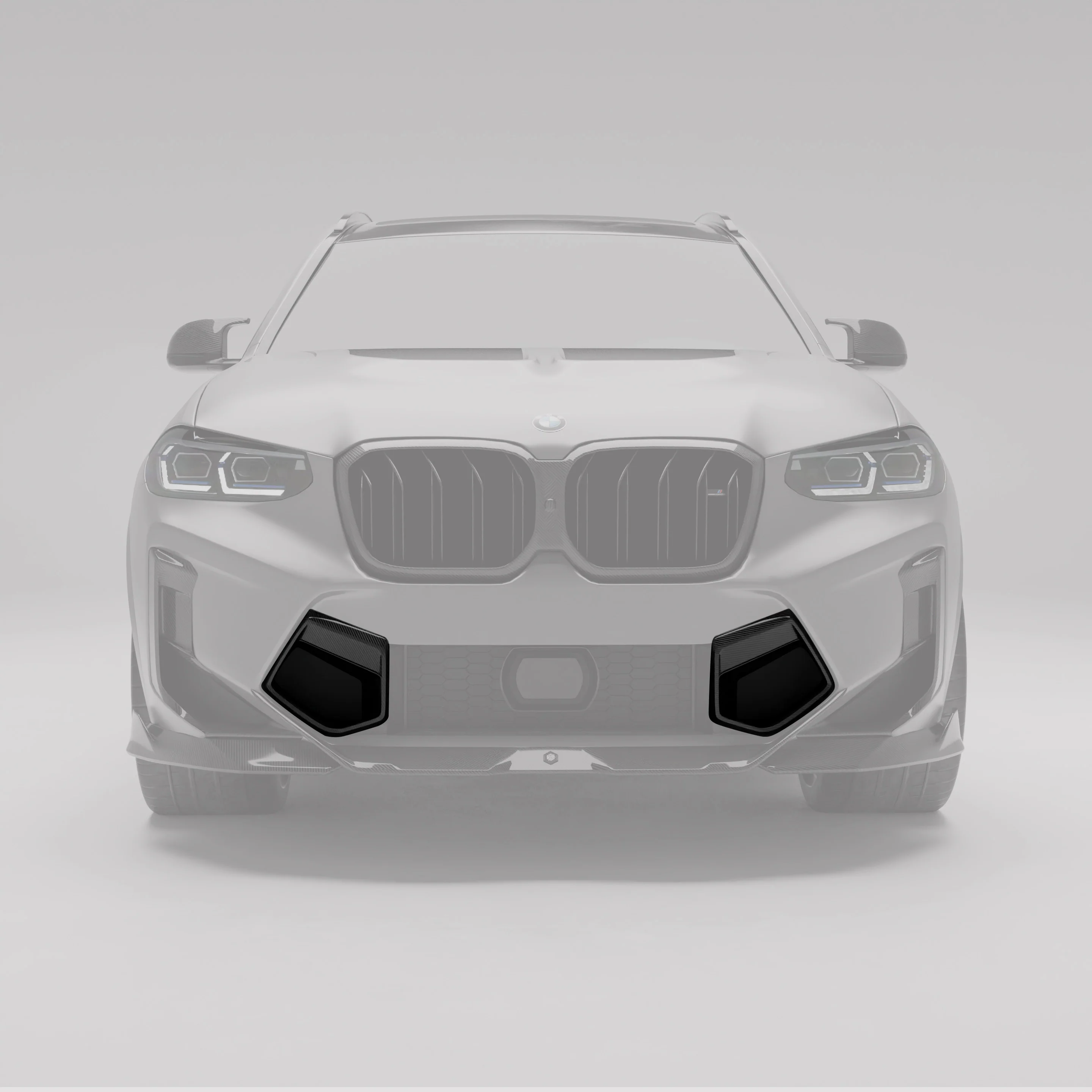 Carbon Fiber Front Bumper Vents for BMW X3M F97 X4M F98 LCI - Image 1