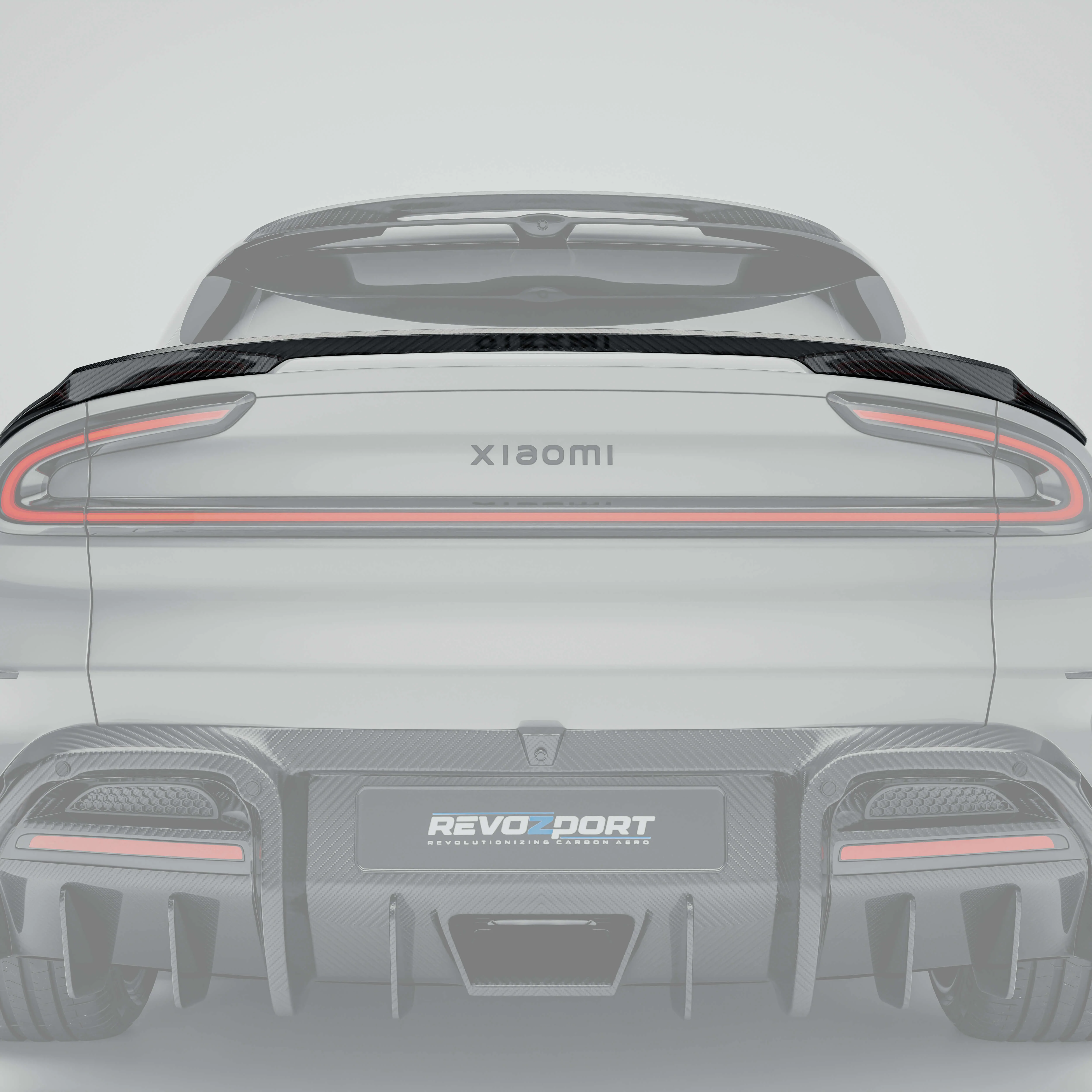 Carbon Fiber Rear Spoiler for Xiaomi YU7 - Image 1