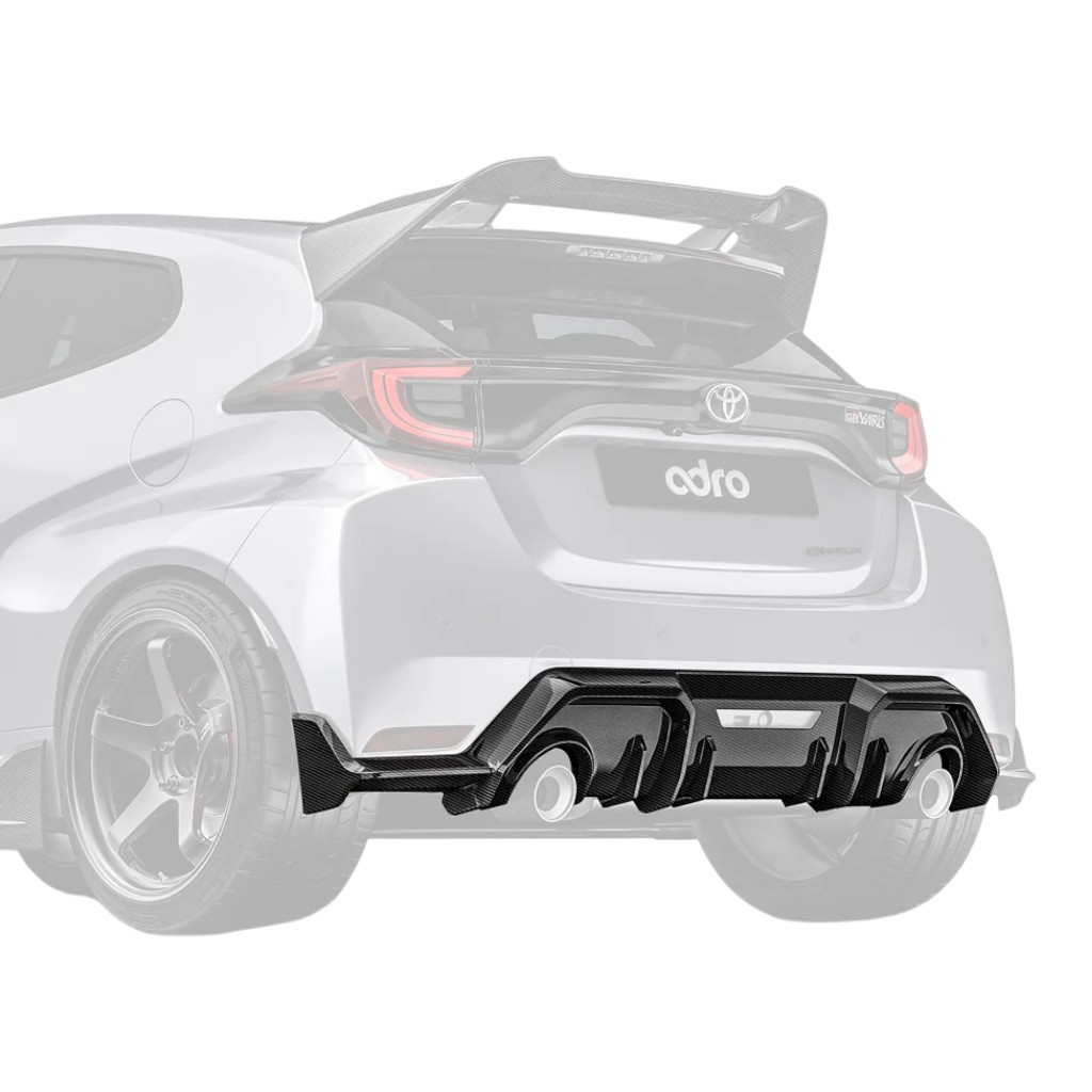 ADRO A18A30-1301 Карбоновий задній дифузор для TOYOTA GR Yaris (GEN 1) 2020+
