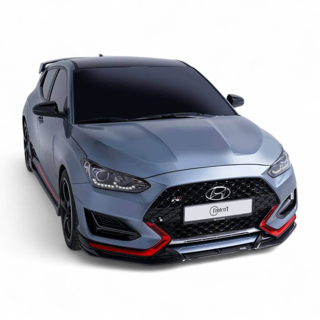 ADRO A10A20-1203 Накладка на передній бампер V2 (B Type) для HYUNDAI Veloster N 2018-
