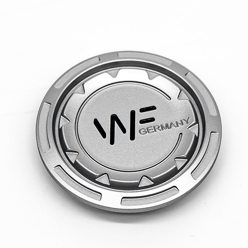 WheelForce Luxury Forged Center Caps — FROZEN SILVER - Image 1