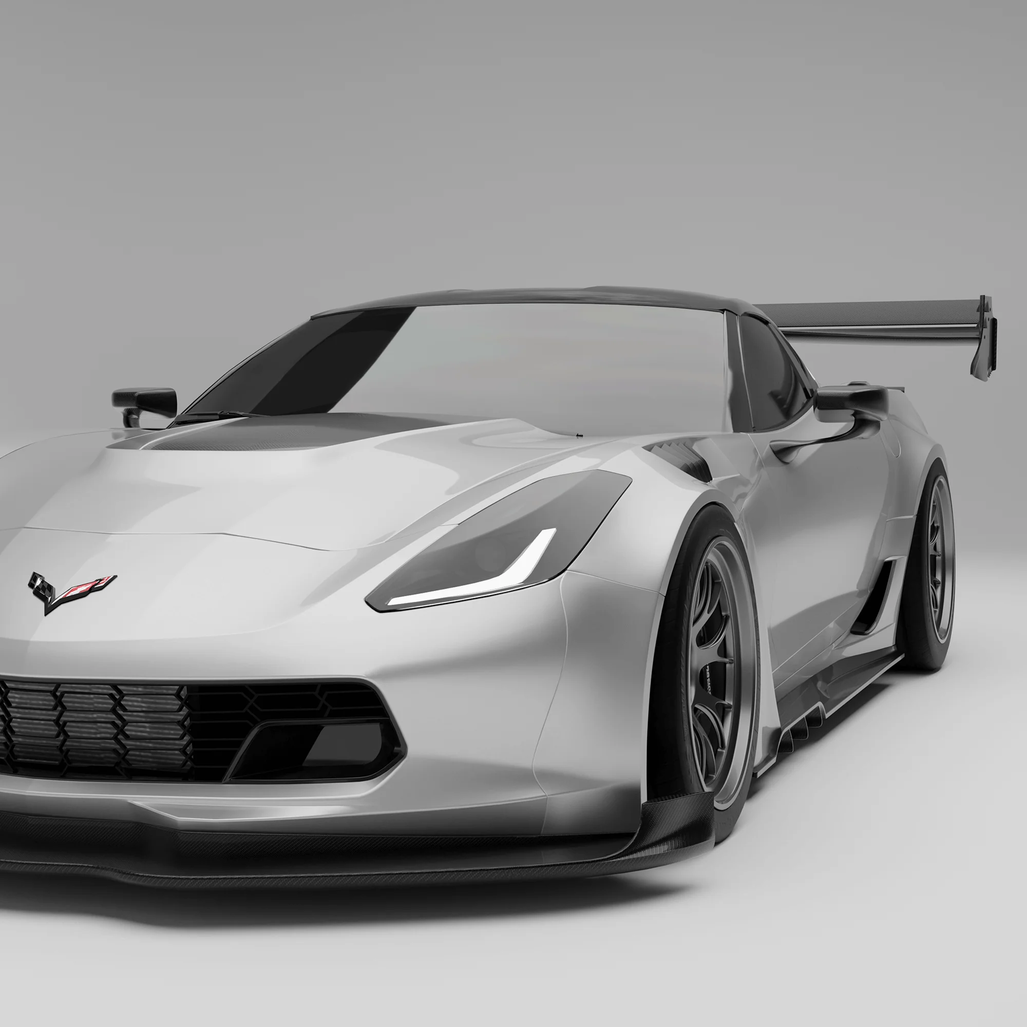 Карбонові накладки дзеркал для Chevrolet Corvette C7