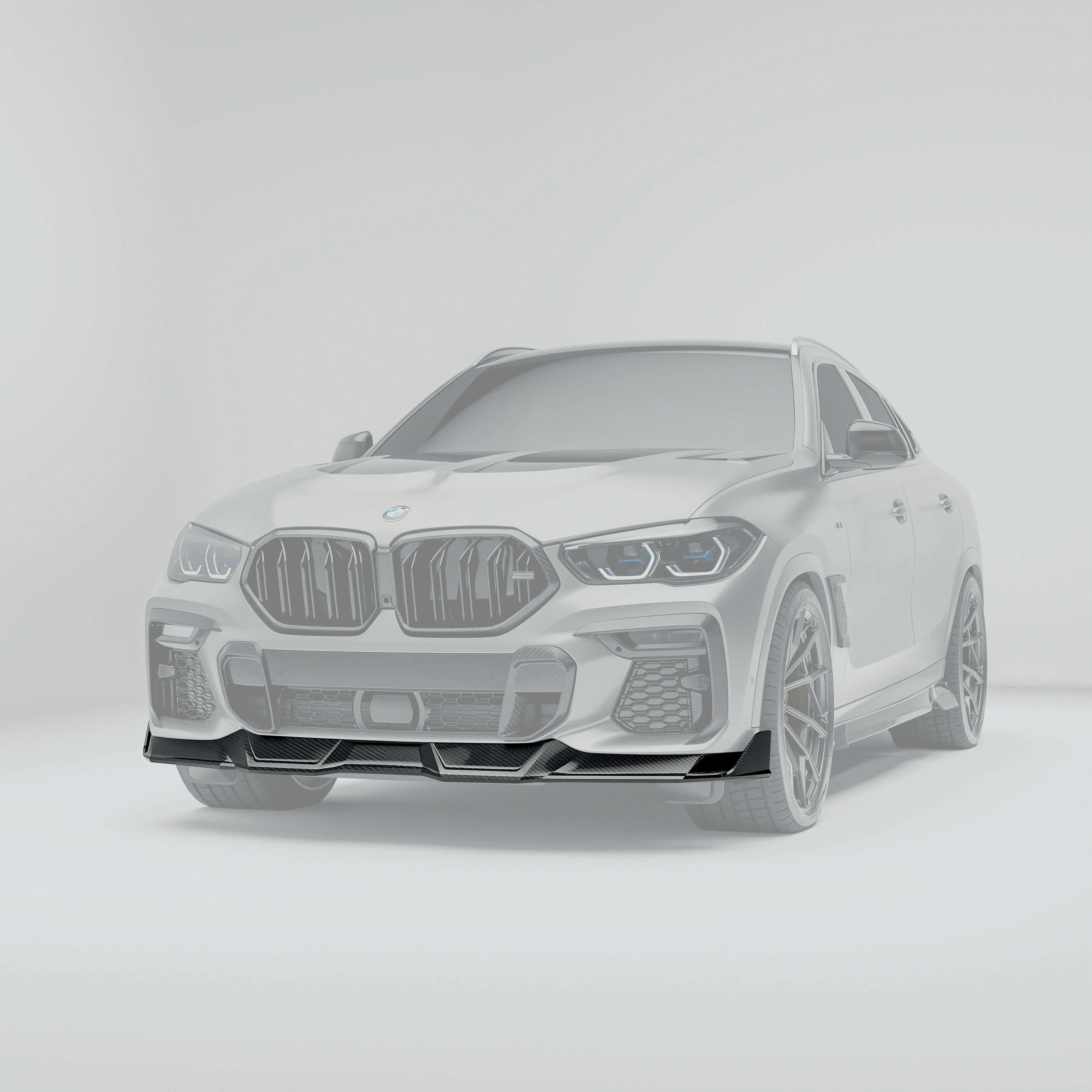Carbon Fiber Front Lip for BMW X6 G06 LCI - Image 1