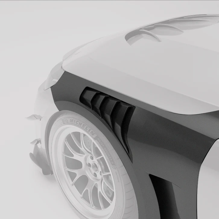 Карбонові крила для BMW G87 M2 thumbnail 2