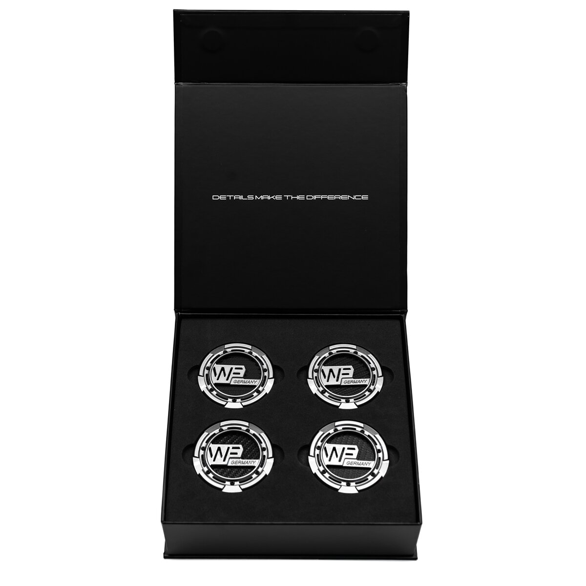 WheelForce Multi-piece Forged V2 Center Cap — GLOSS STEEL thumbnail 2