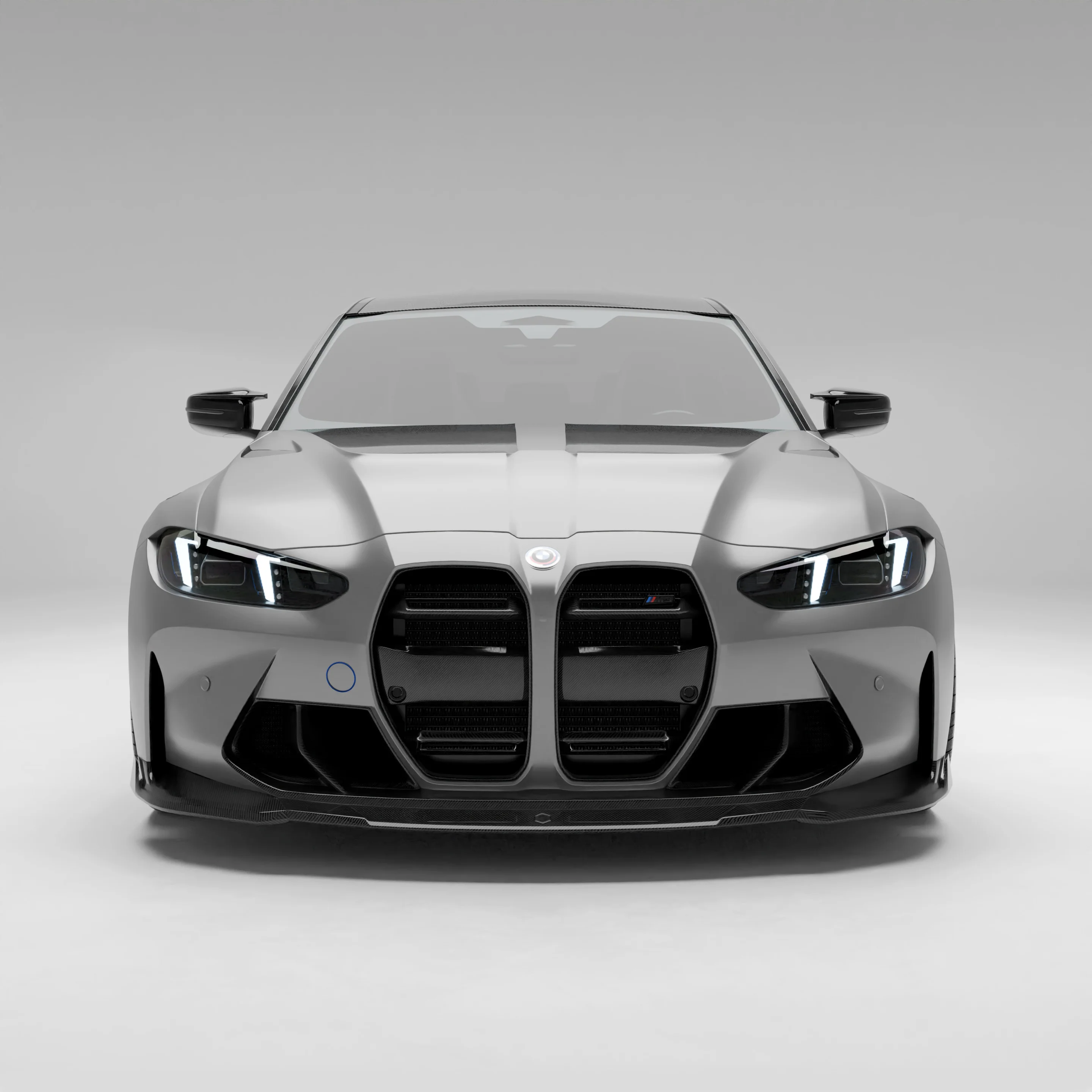 Карбонова накладка переднього бампера для BMW G80 G81 M3 G82 G83 M4 thumbnail 2
