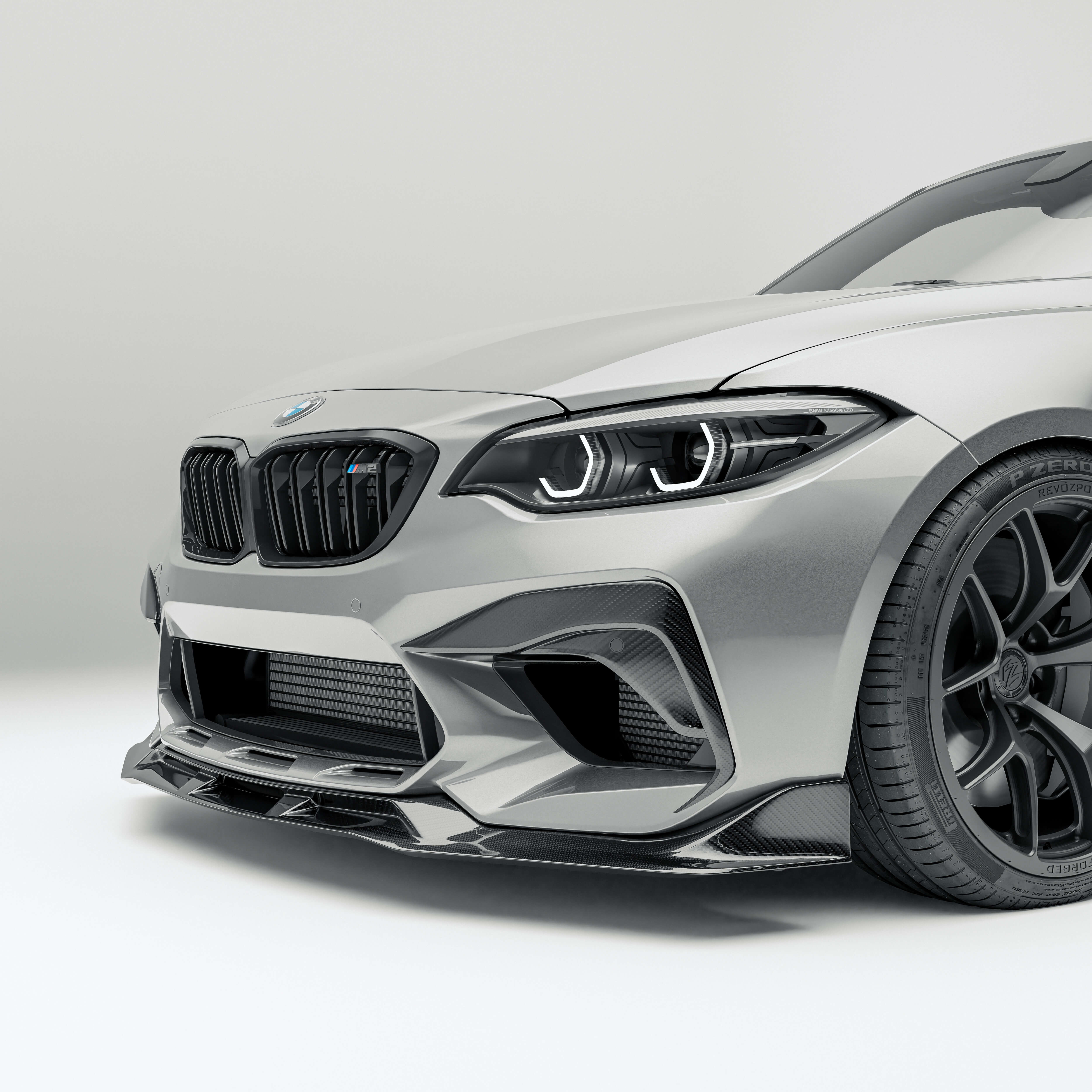 Carbon Fiber Front Lip for BMW M2 Competition F87 thumbnail 7