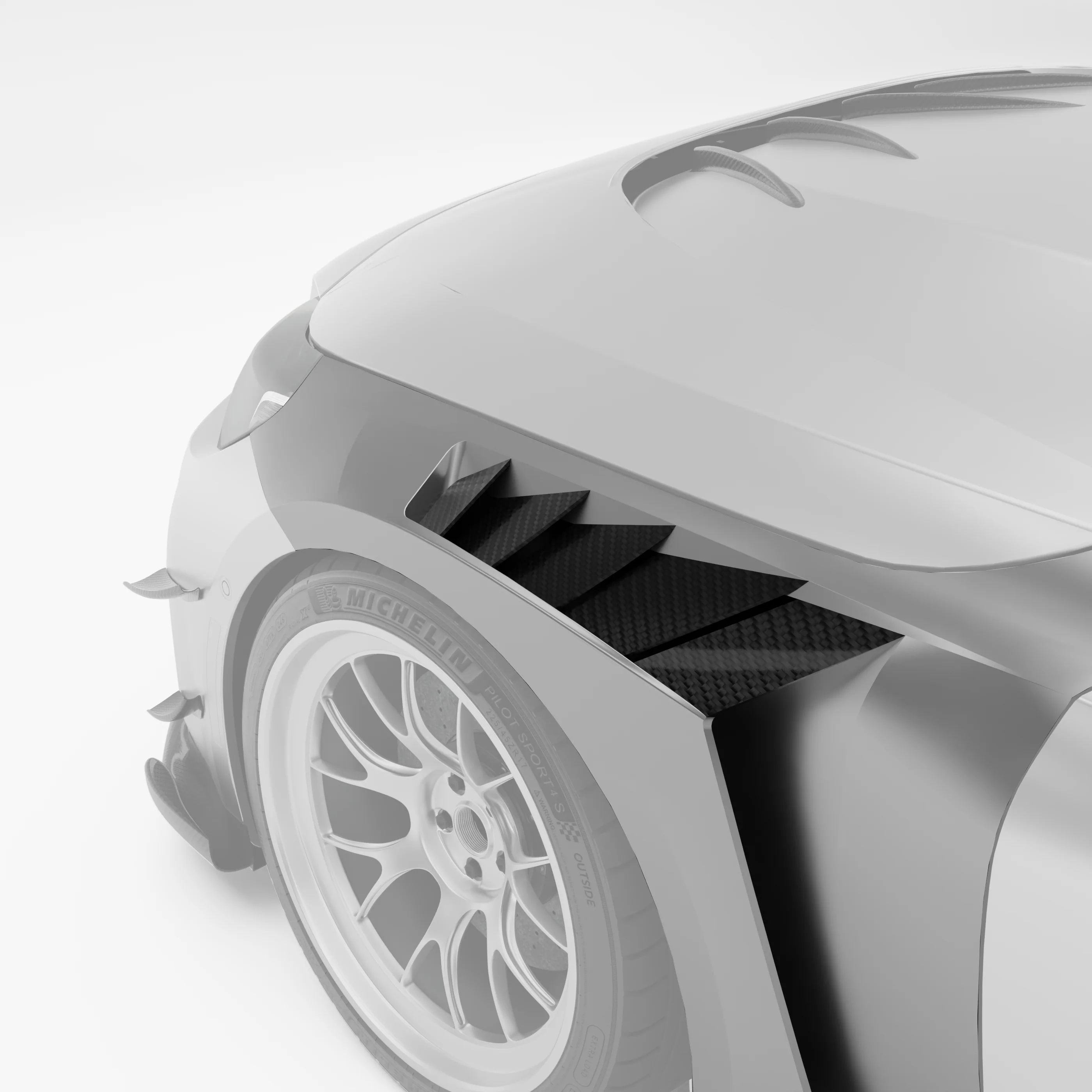 Карбонові крила для BMW G87 M2 thumbnail 2