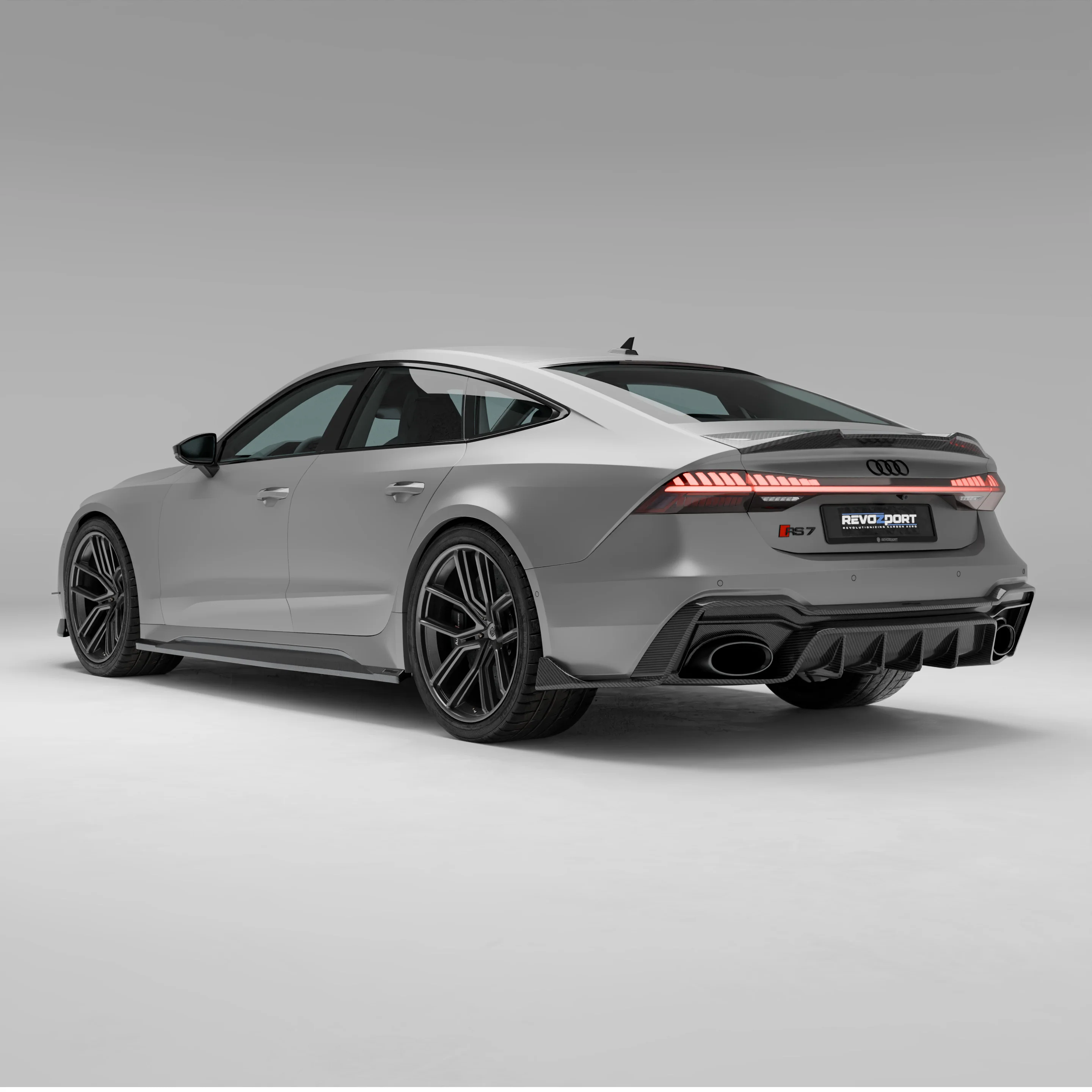 Карбонові бічні пороги для Audi RS7 C8 thumbnail 9