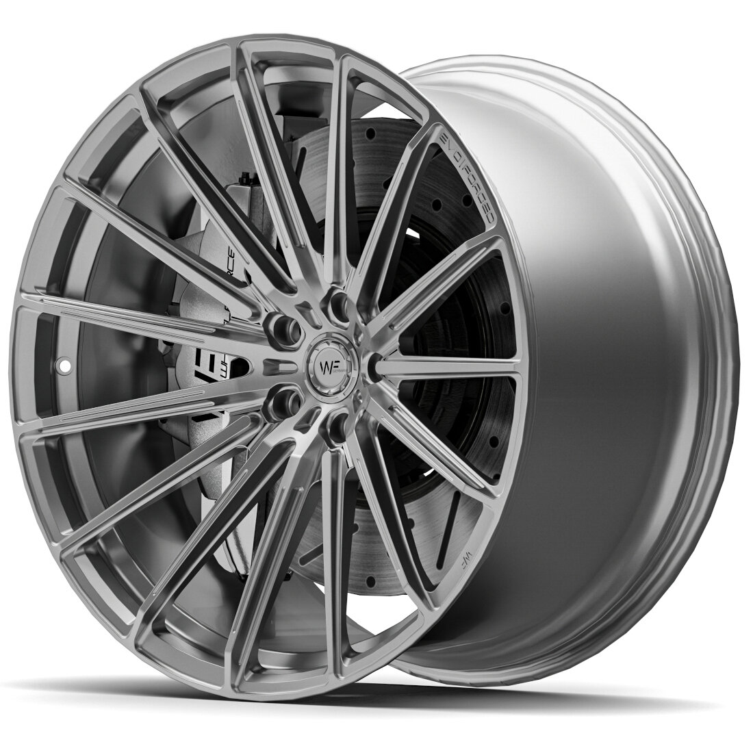 WheelForce XRSM-EVO-FG — Frozen Silver