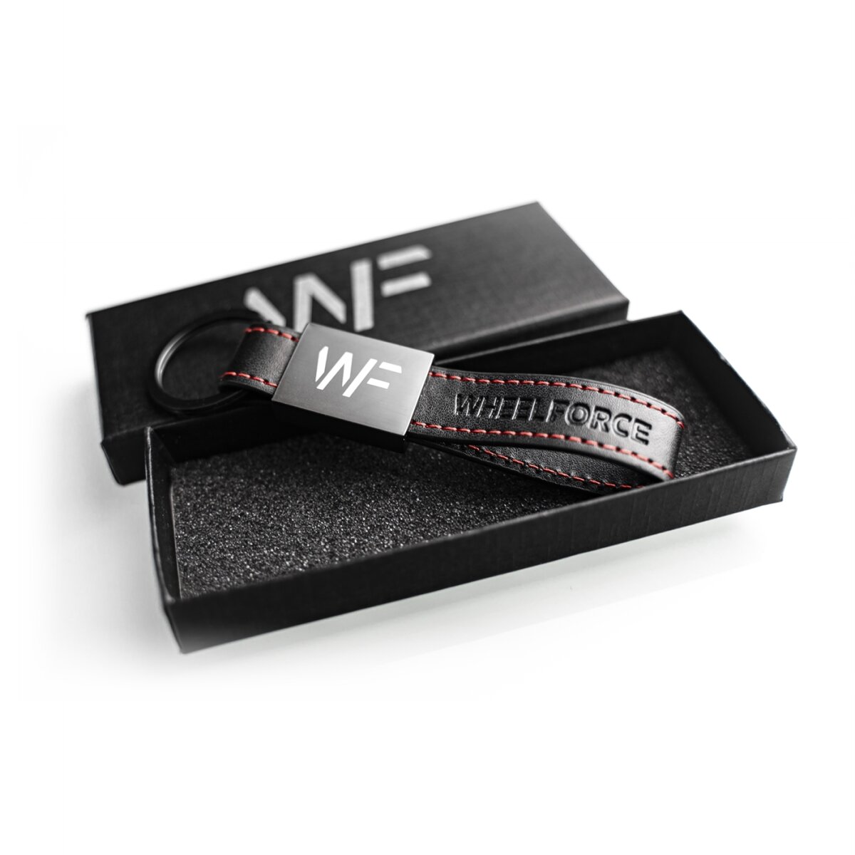 WheelForce Leather Keychain - Image 1