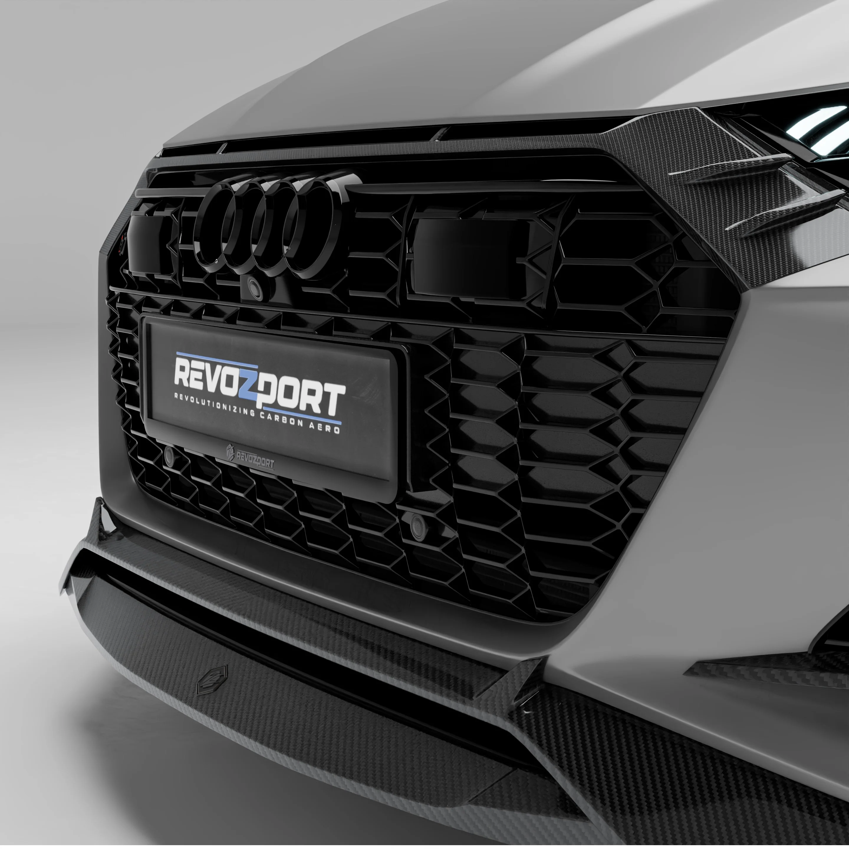 Карбонова накладка передньої решітки для Audi RS6 RS7 C8 thumbnail 8
