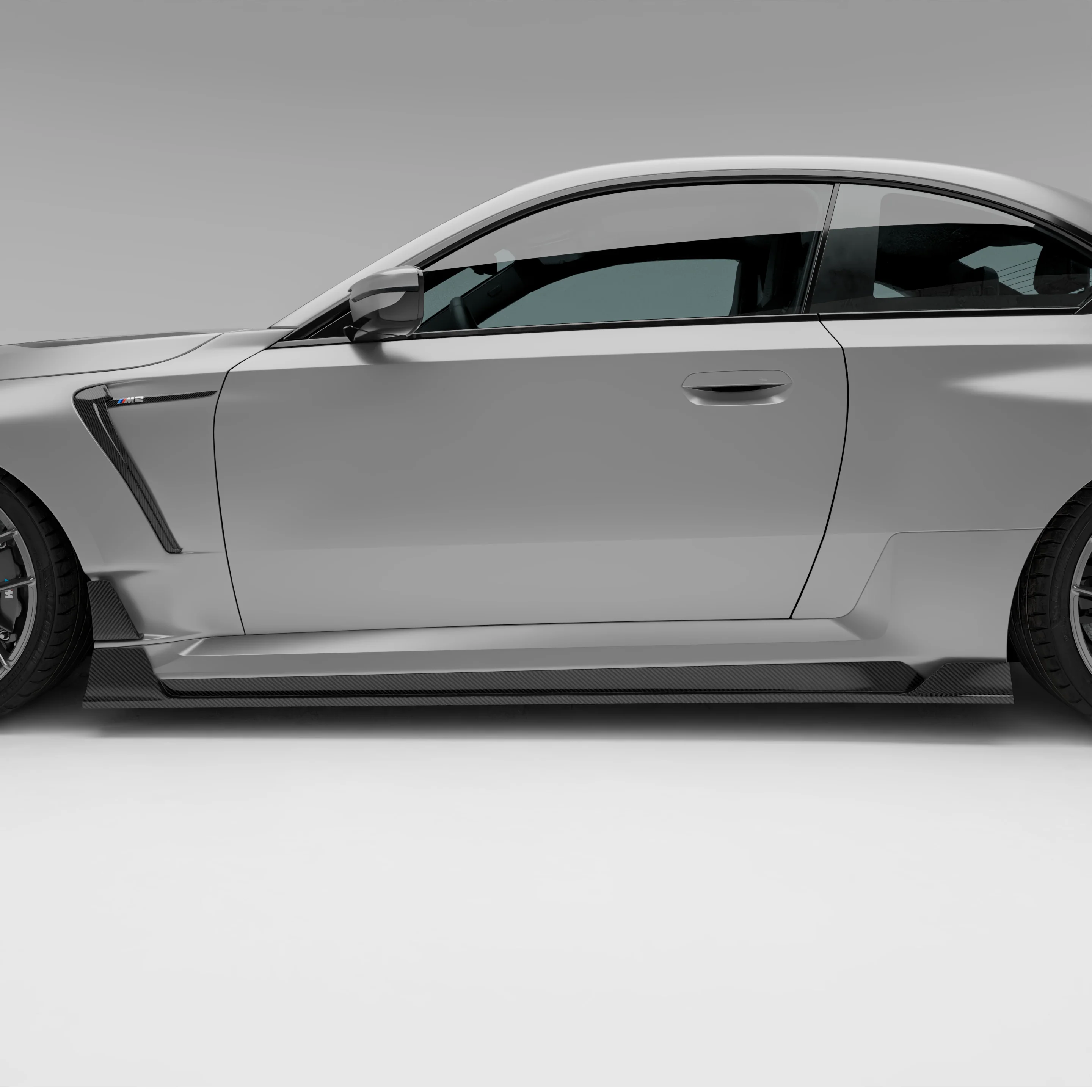 Карбонові бічні пороги для BMW G87 M2 thumbnail 9