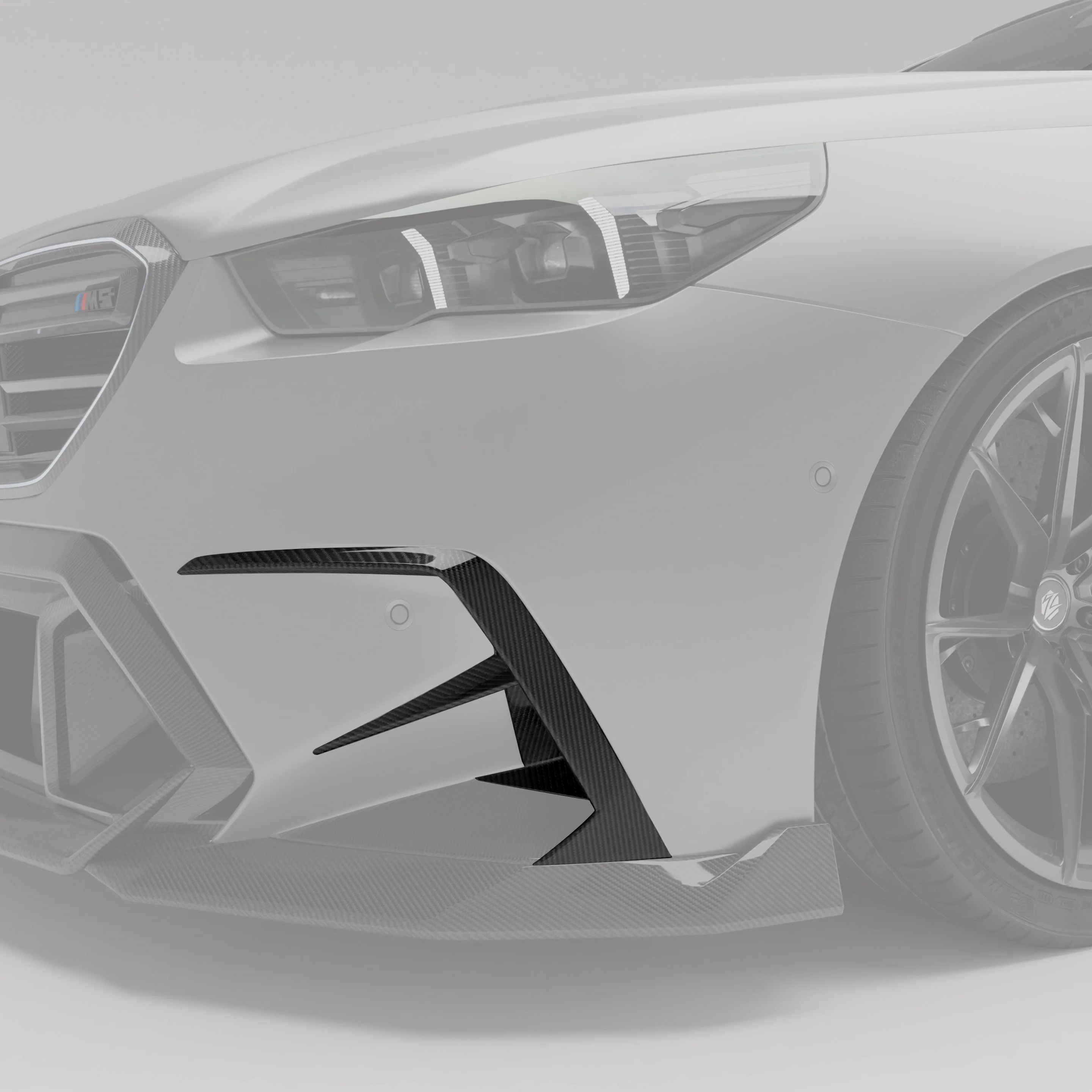 Carbon Fiber Front Bumper Vents for BMW M5 G90 Sedan G99 Touring - Image 1