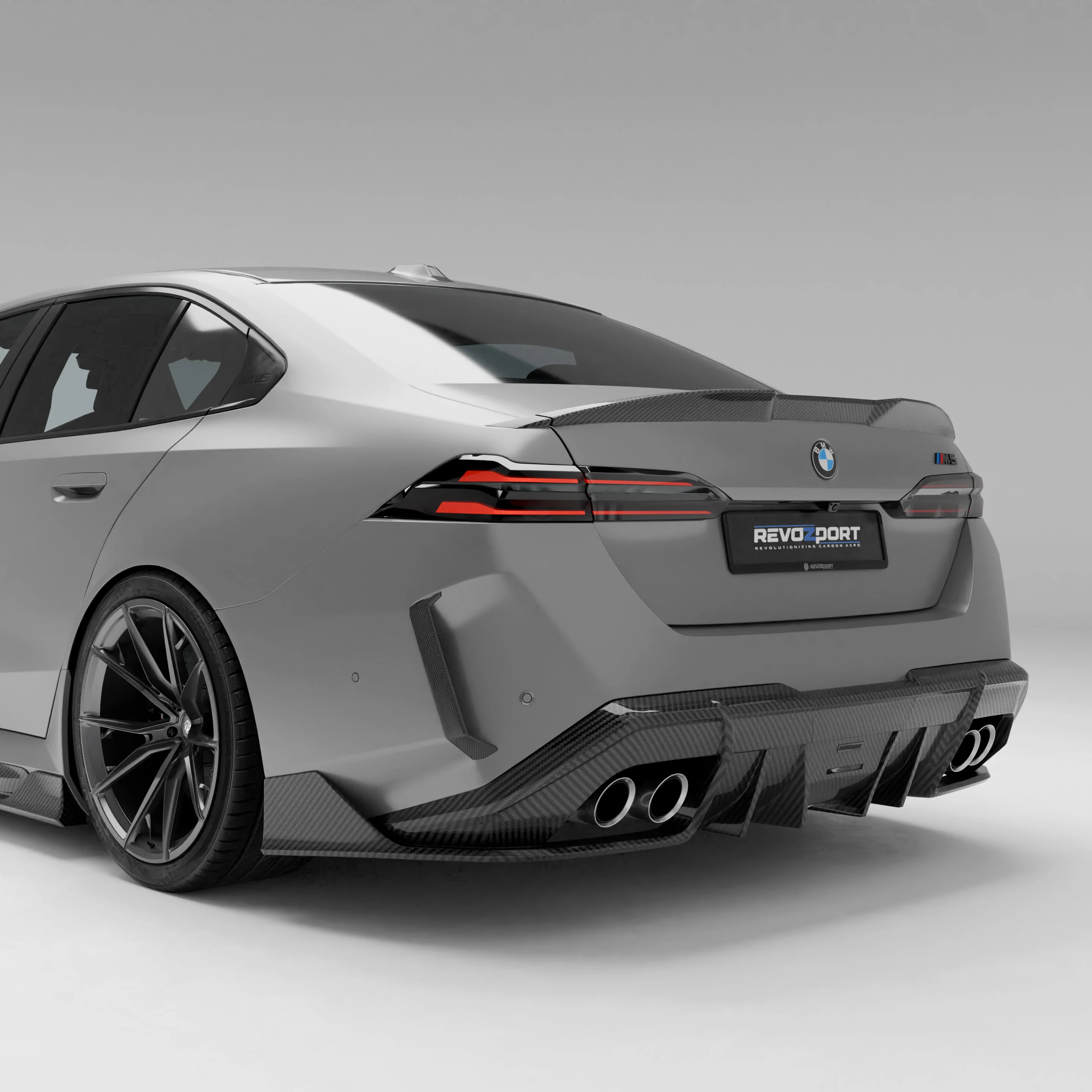 Carbon Fiber Rear Diffuser for BMW M5 G90 Sedan G99 Touring thumbnail 2