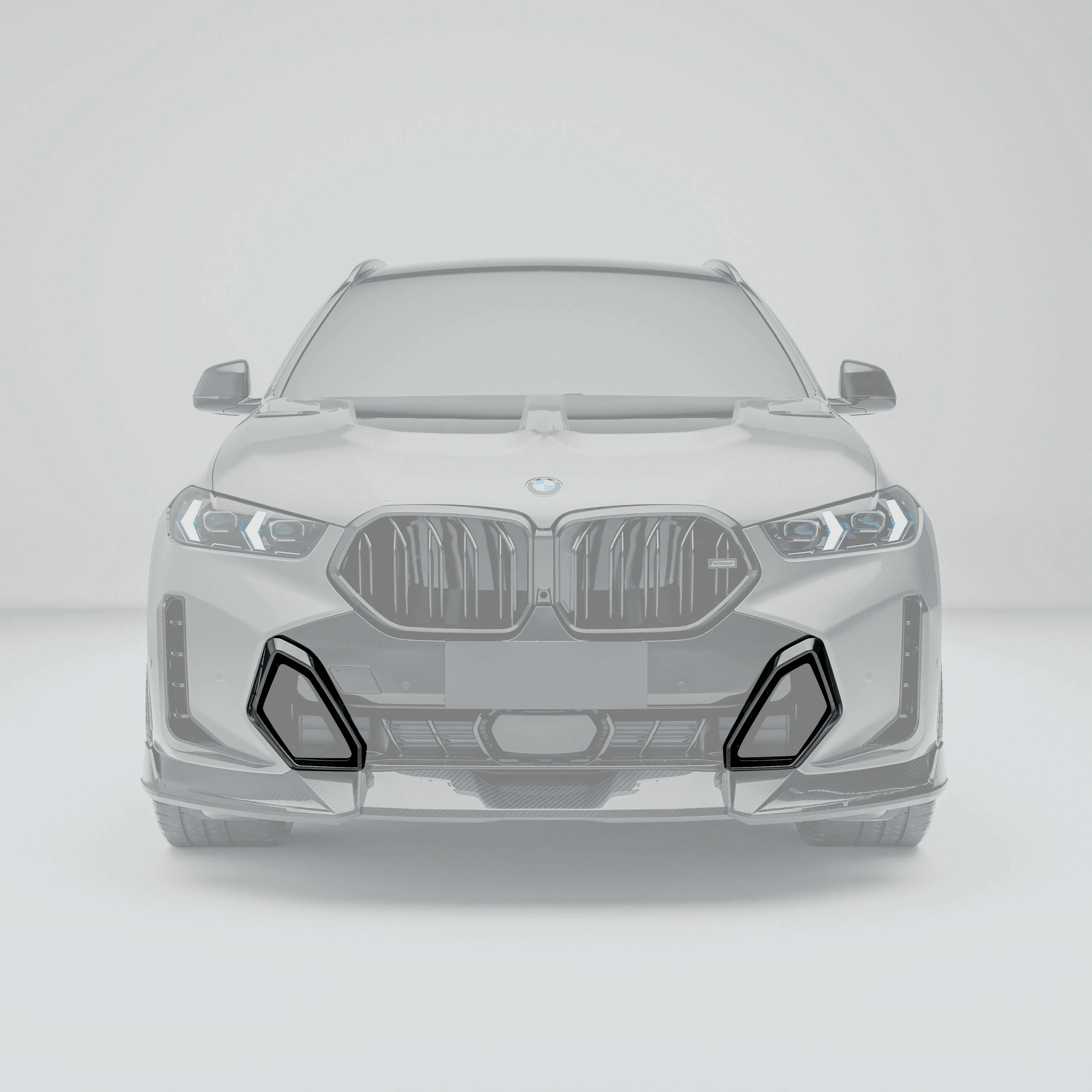 Carbon Fiber Front Bumper Air Intake Vents for BMW X6 G06 LCI thumbnail 2