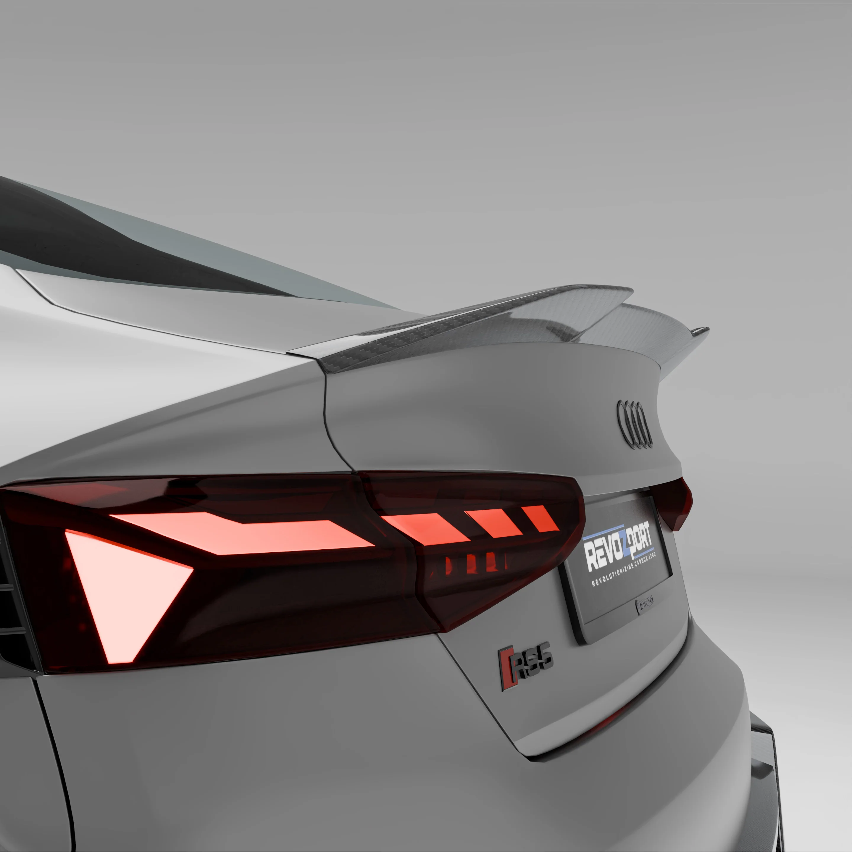 Карбоновий задній спойлер для Audi RS5 B9.5 Sportback thumbnail 9