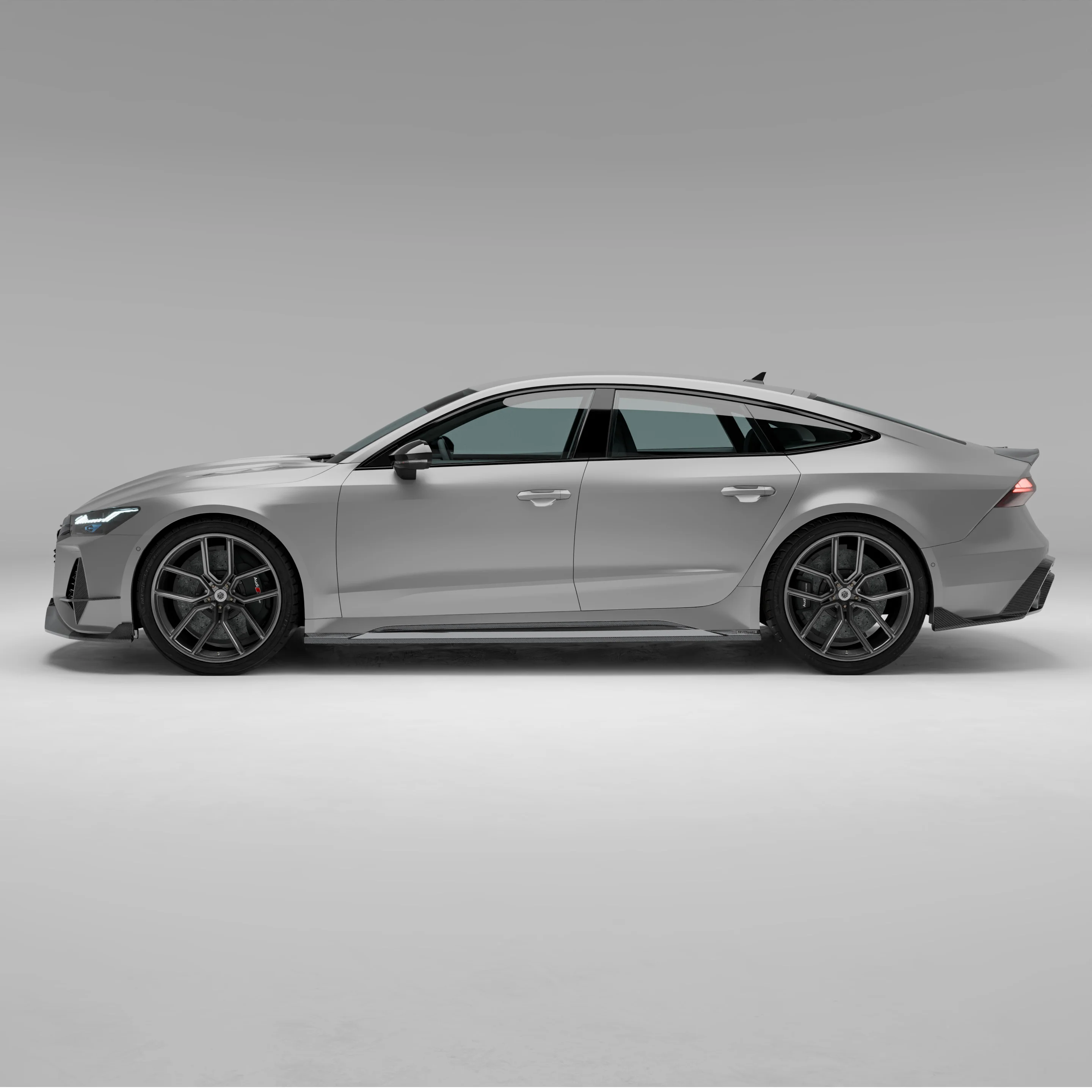 Карбонові бічні пороги для Audi RS7 C8 thumbnail 8