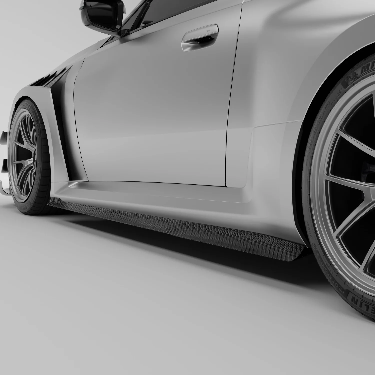 Carbon Fiber Side Skirts for BMW G87 M2 - Image 1