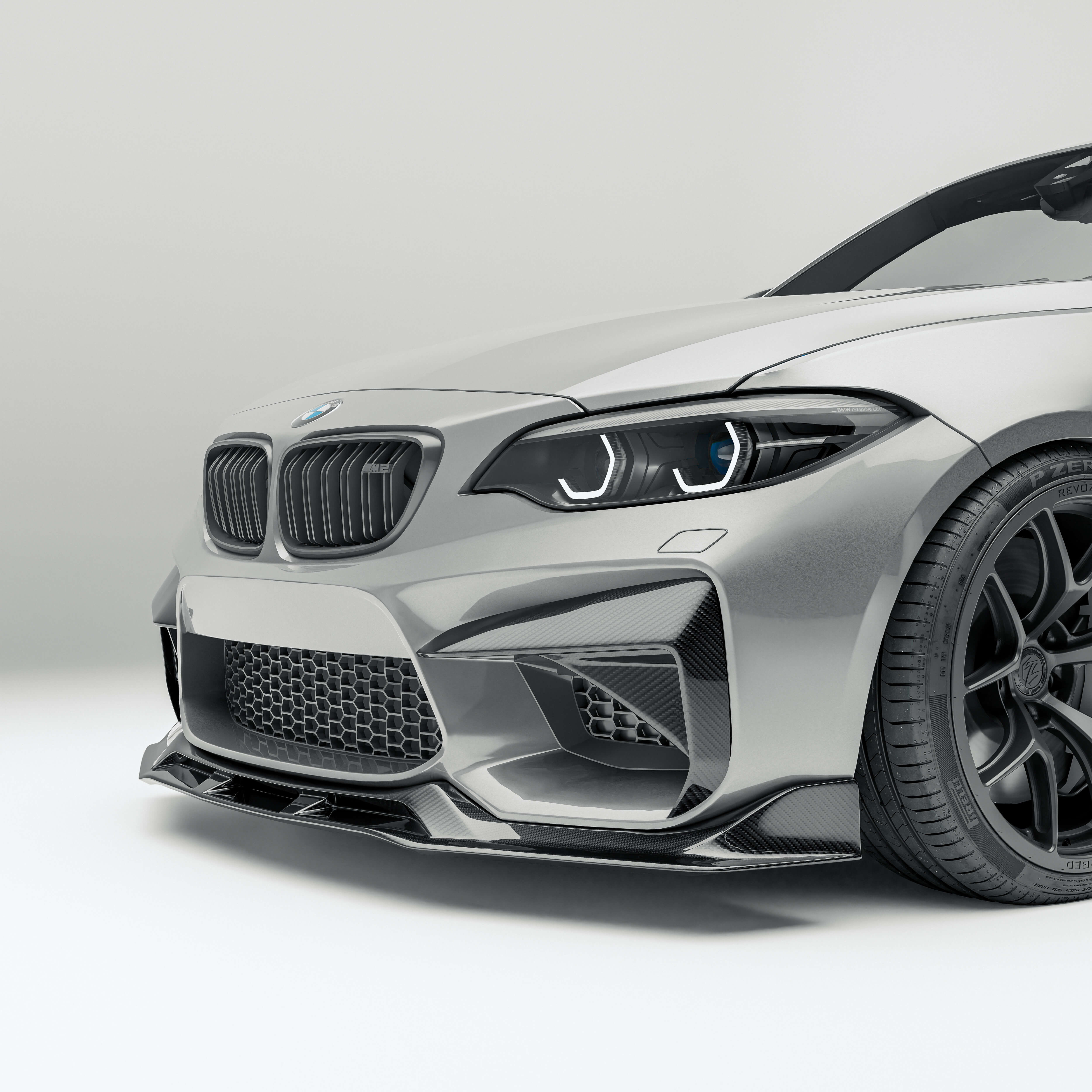 Carbon Fiber Front Lip for BMW M2 F87 thumbnail 7