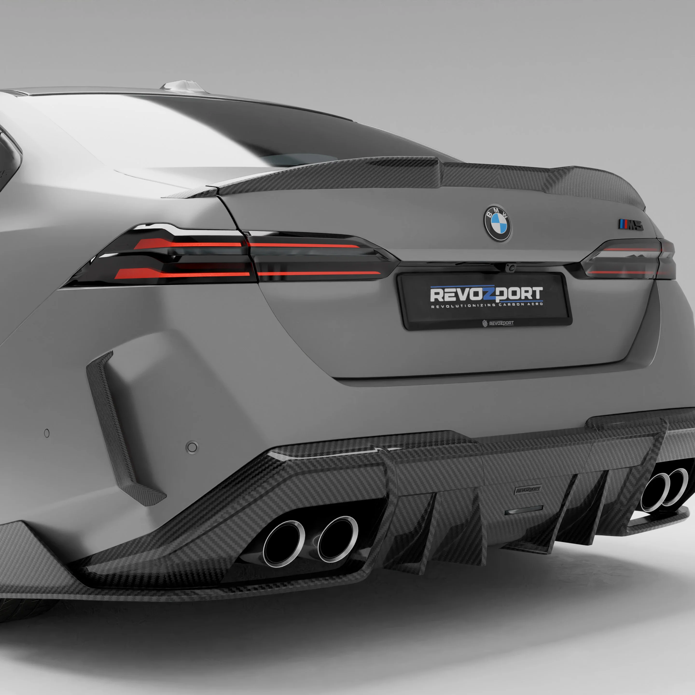 Carbon Fiber Rear Bumper Canards for BMW M5 G90 Sedan G99 Touring thumbnail 9
