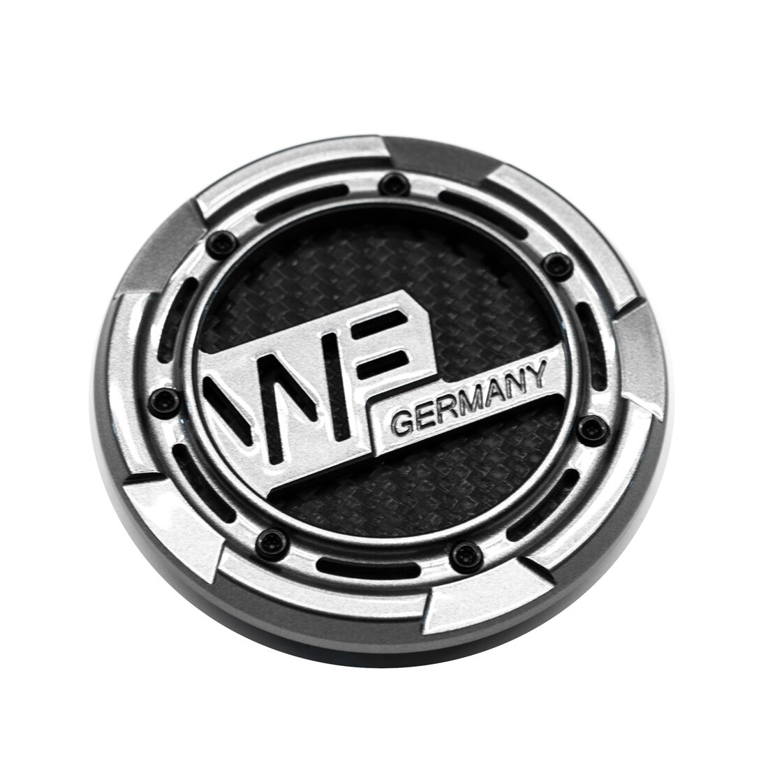 WheelForce Multi-piece Forged V2 Center Cap — GLOSS STEEL