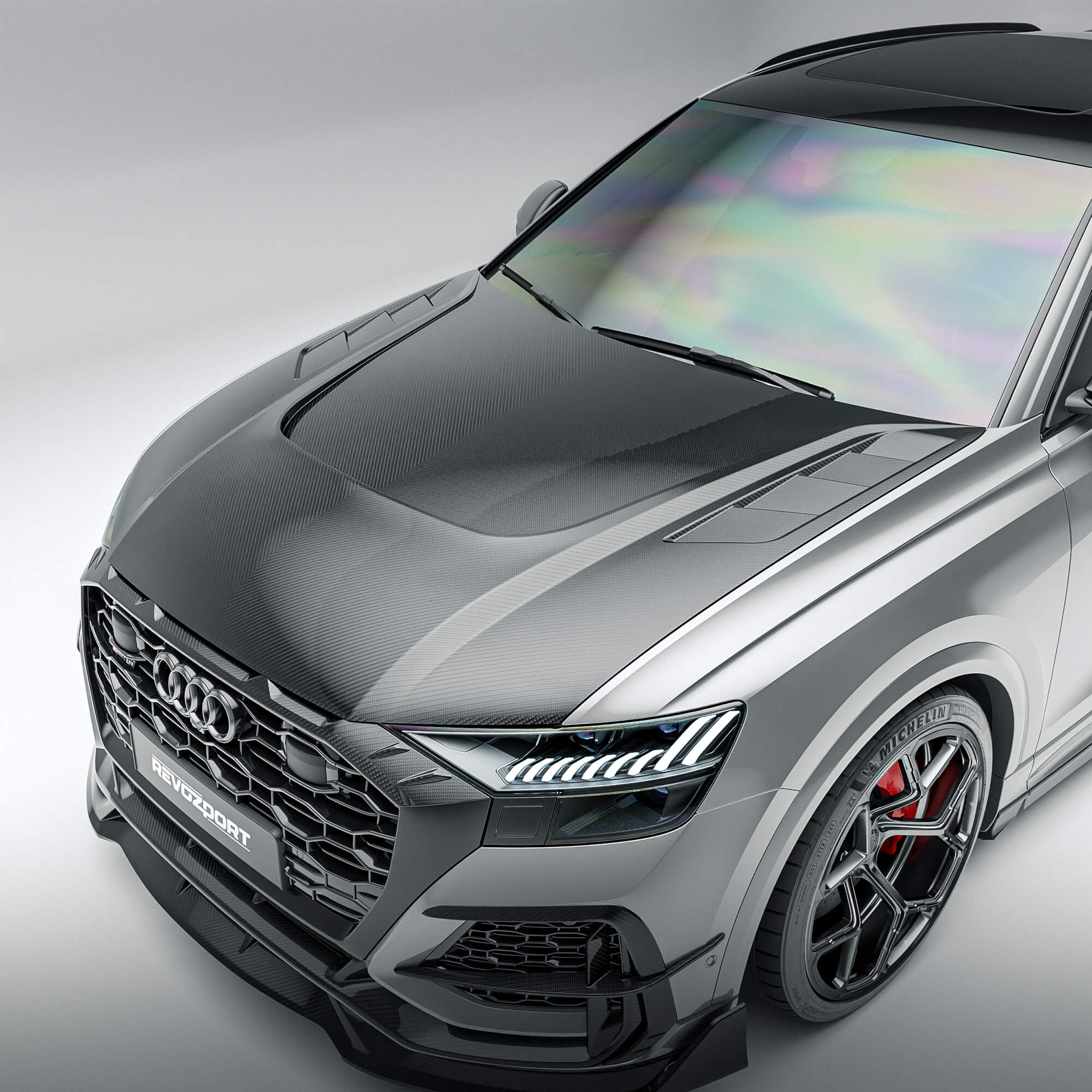 Карбоновий капот для Audi RSQ8 thumbnail 3