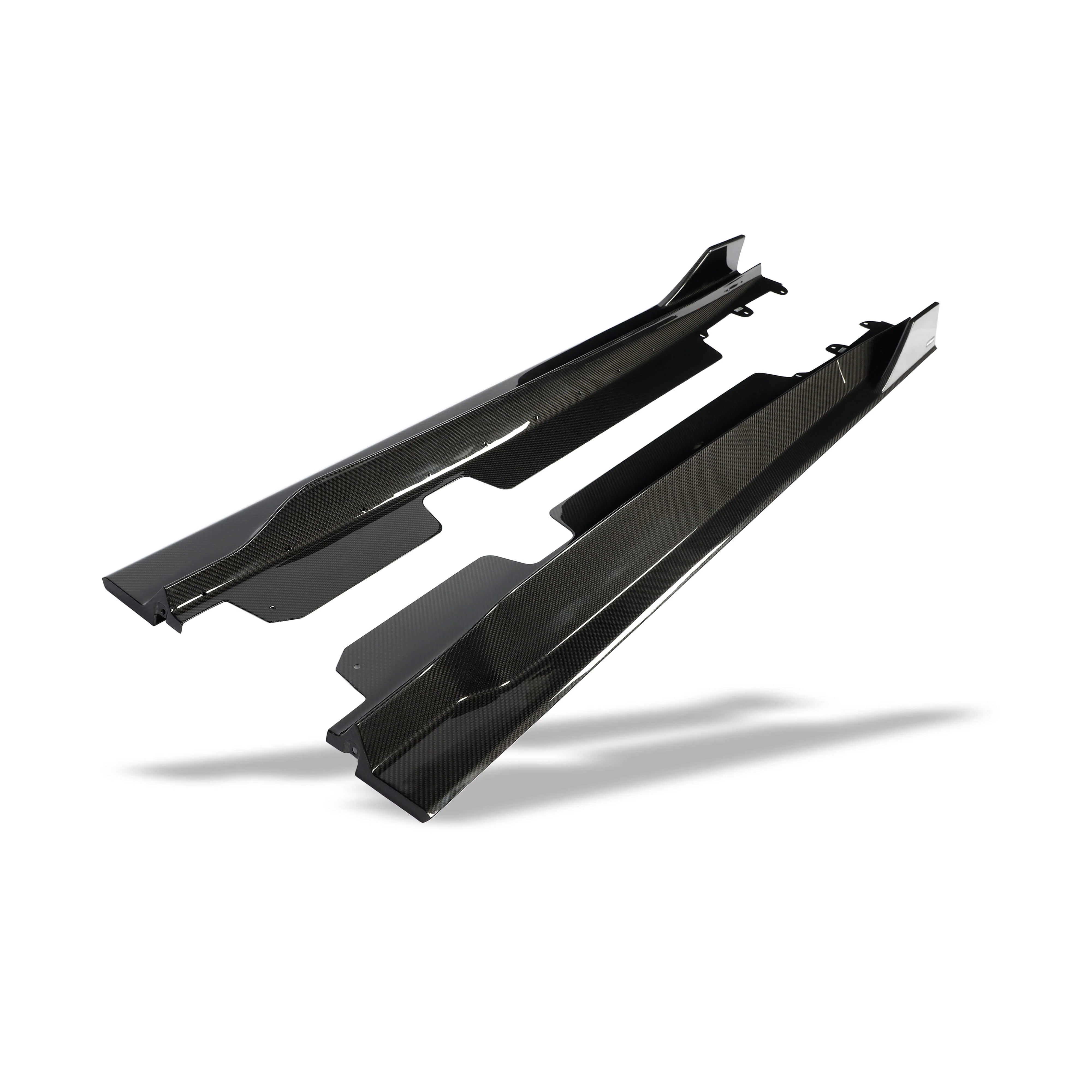 Carbon Fiber Side Skirts for Chevrolet Corvette C6 ZR1 thumbnail 6