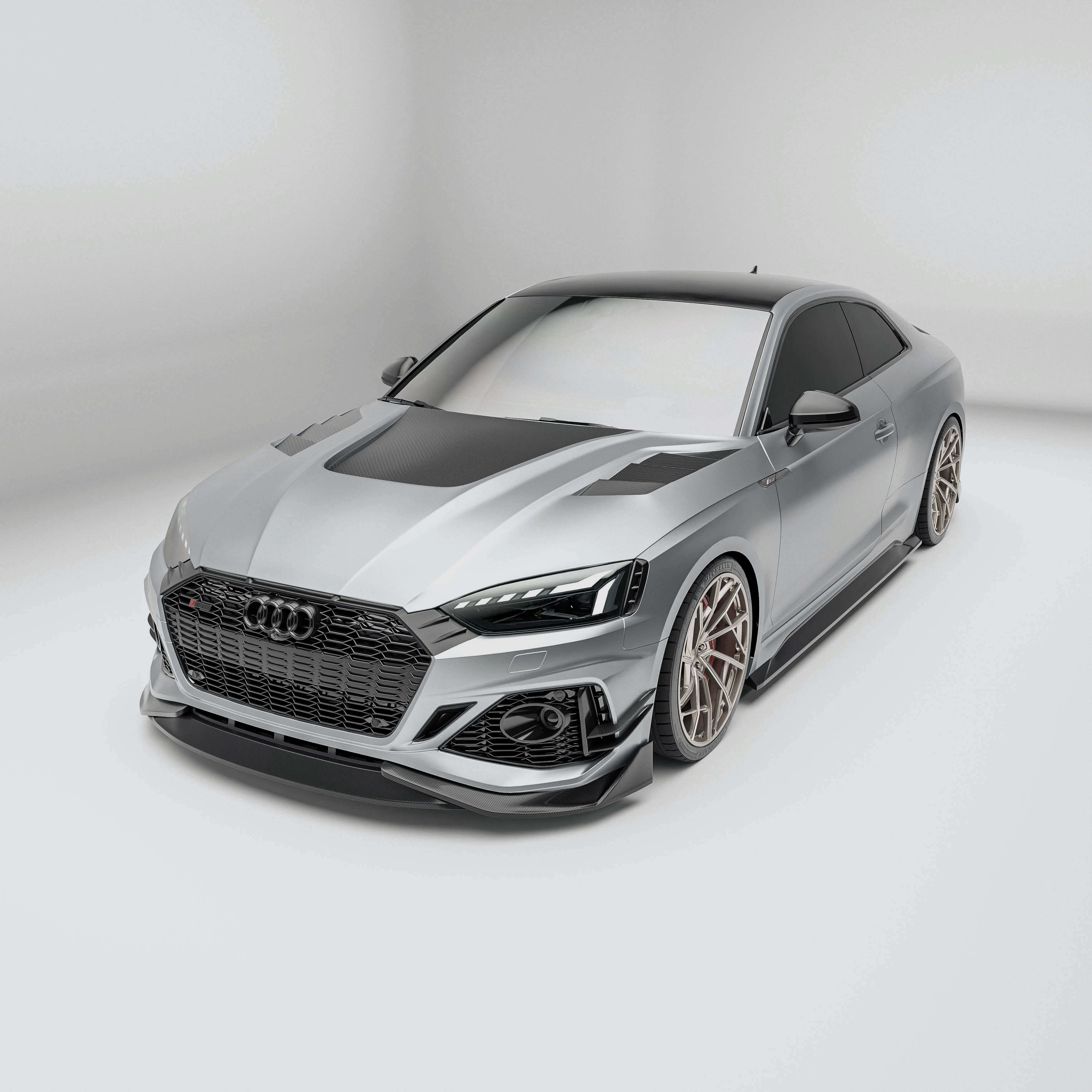 Карбонові бічні пороги для Audi RS5 Coupé thumbnail 8