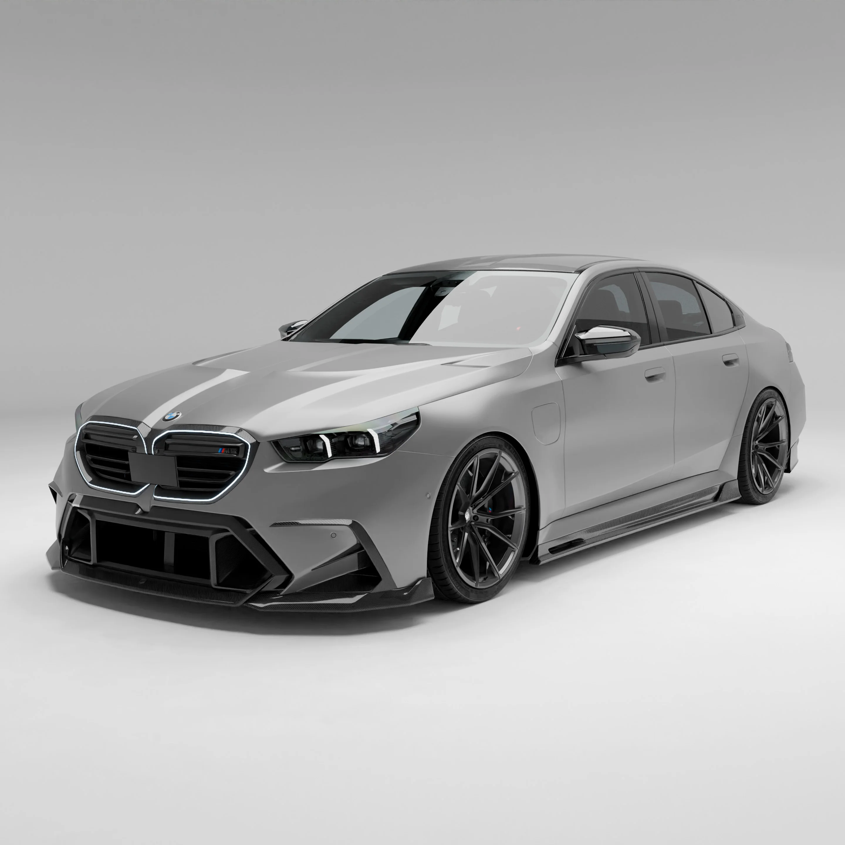 Карбонові бічні пороги для BMW M5 G90 Sedan G99 Touring thumbnail 9